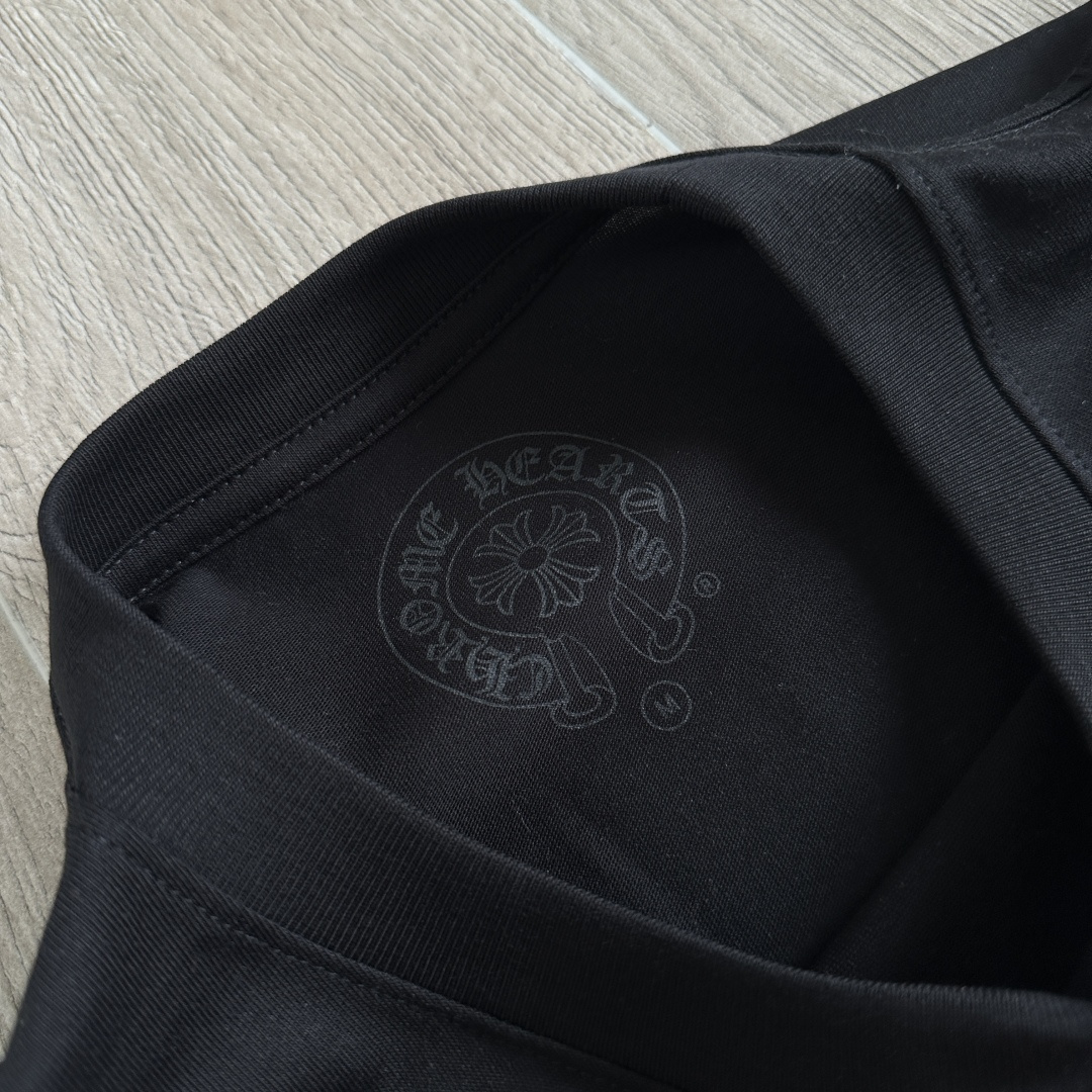 Chrome Hearts CH 克罗心  圆领 短袖 T恤 A0 蓝色大十字架