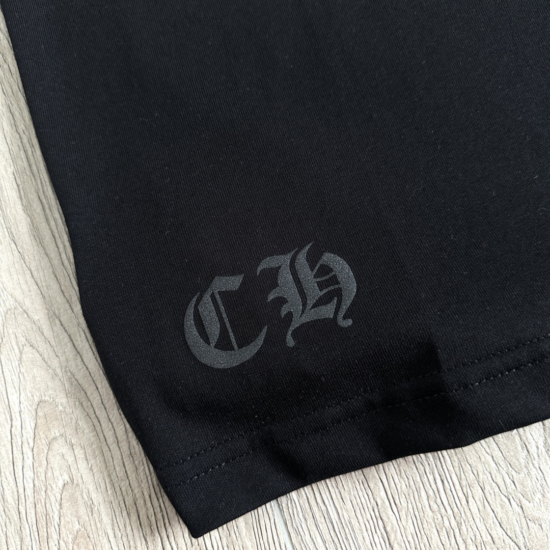 Chrome Hearts CH 克罗心  圆领 短袖 T恤 A0 蓝色大十字架