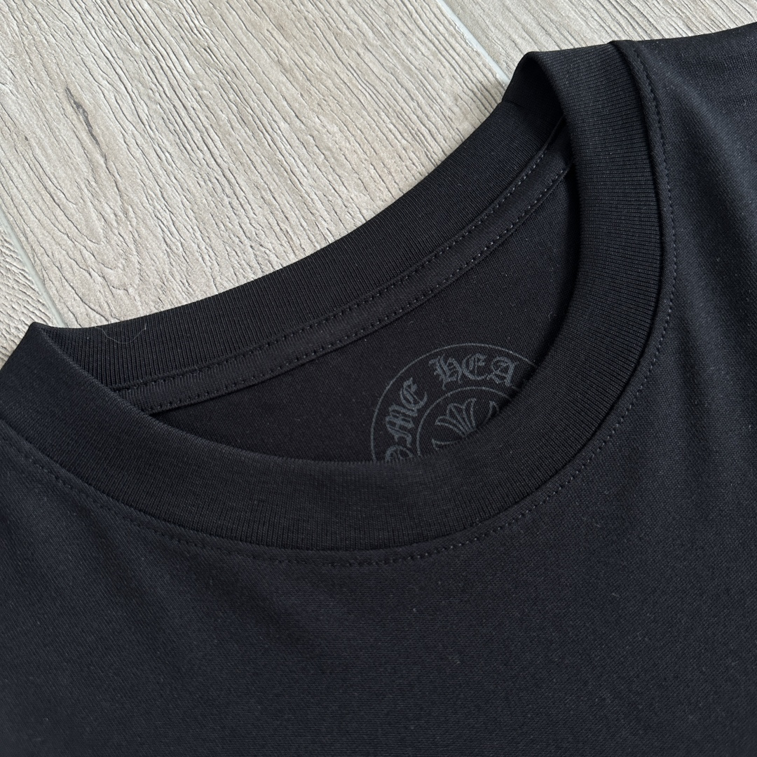 Chrome Hearts CH 克罗心  圆领 短袖 T恤 A0 蓝色大十字架