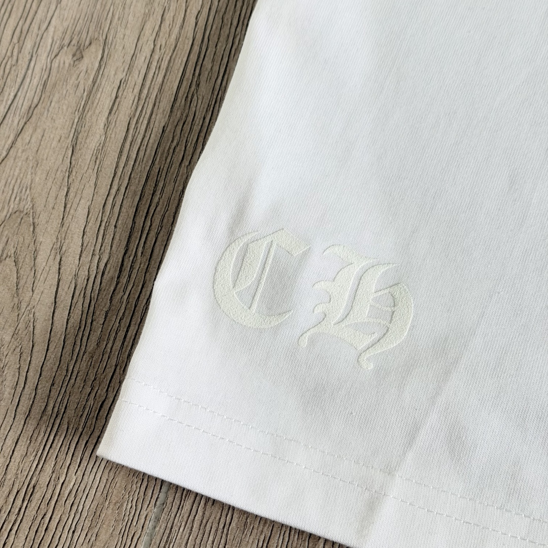 Chrome Hearts CH 克罗心  圆领 短袖 T恤 A0 蓝色大十字架