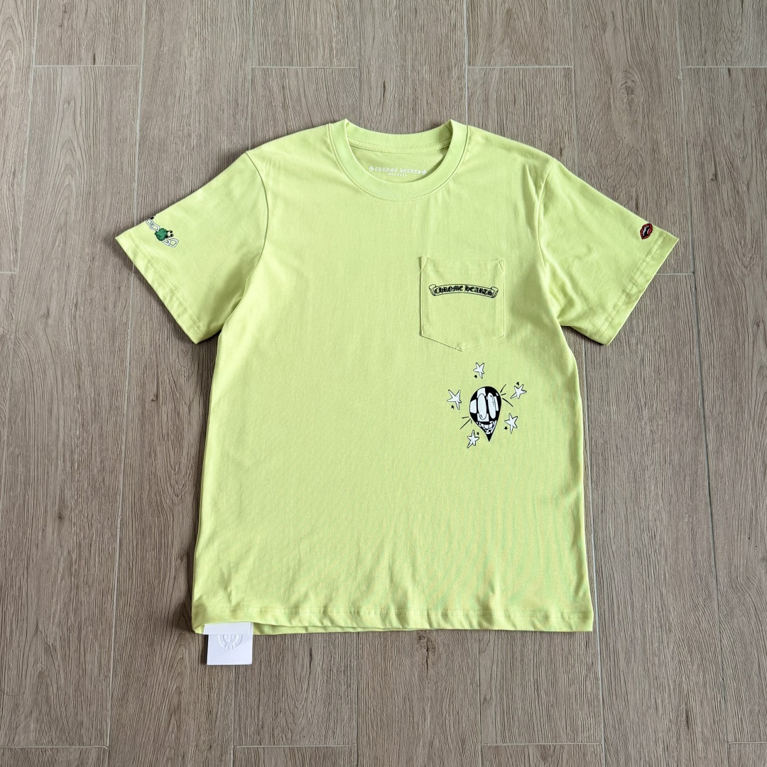 Chrome Hearts CH 克罗心  圆领 短袖 T恤 A0  Matty Boy绿色眼睛