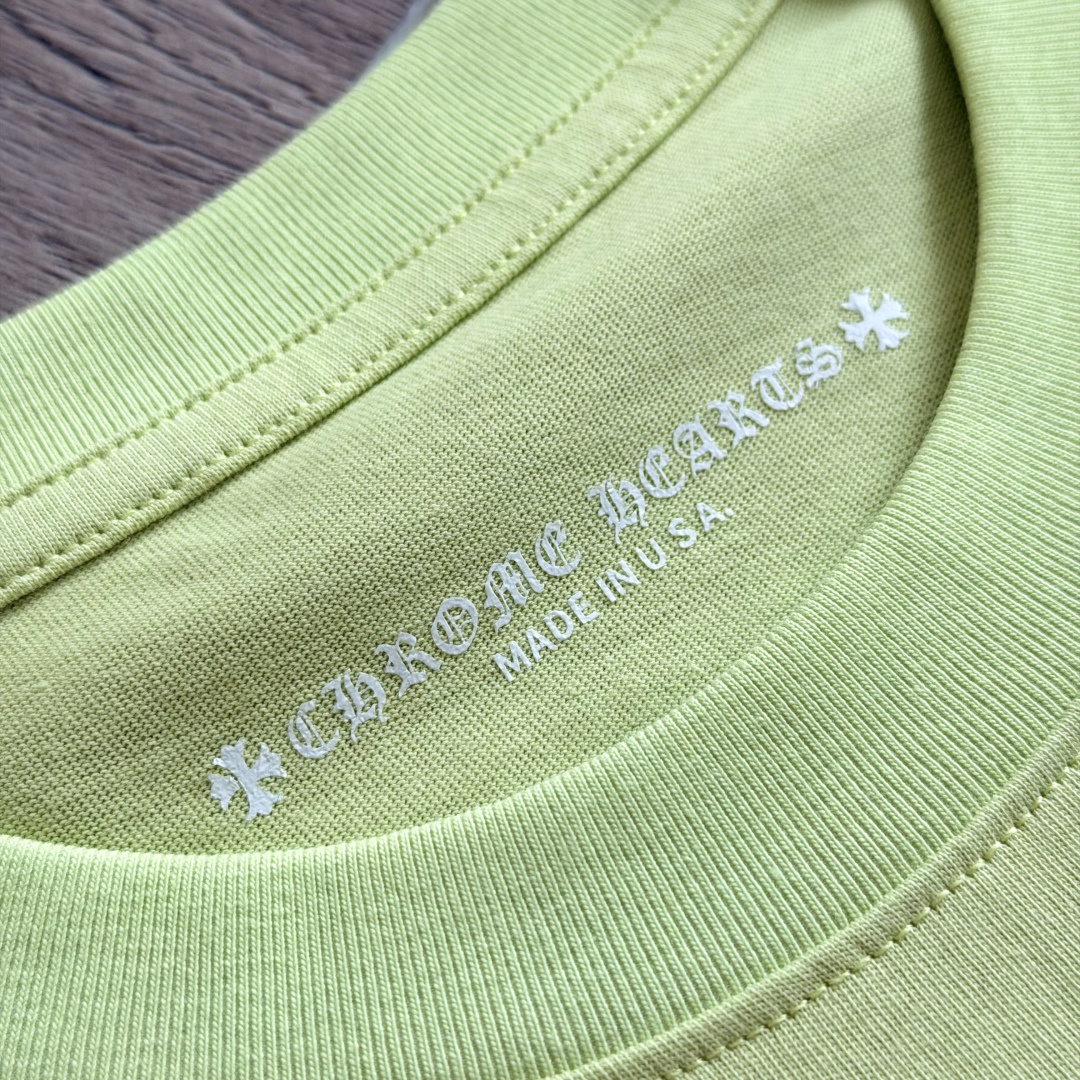 Chrome Hearts CH 克罗心  圆领 短袖 T恤 A0  Matty Boy绿色眼睛
