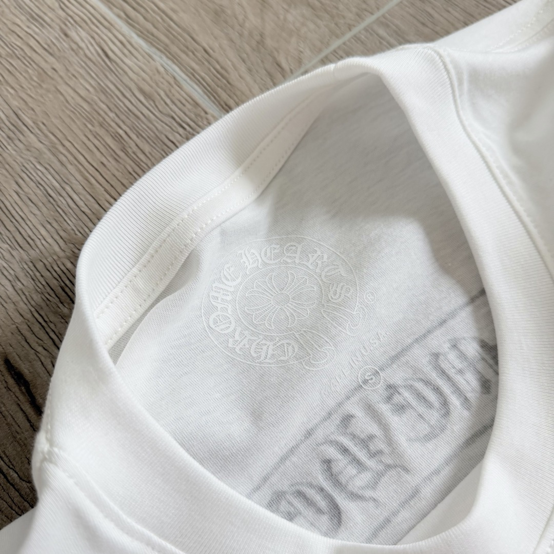 Chrome Hearts 克罗心  CH 圆领长袖T 后背彩色十字
