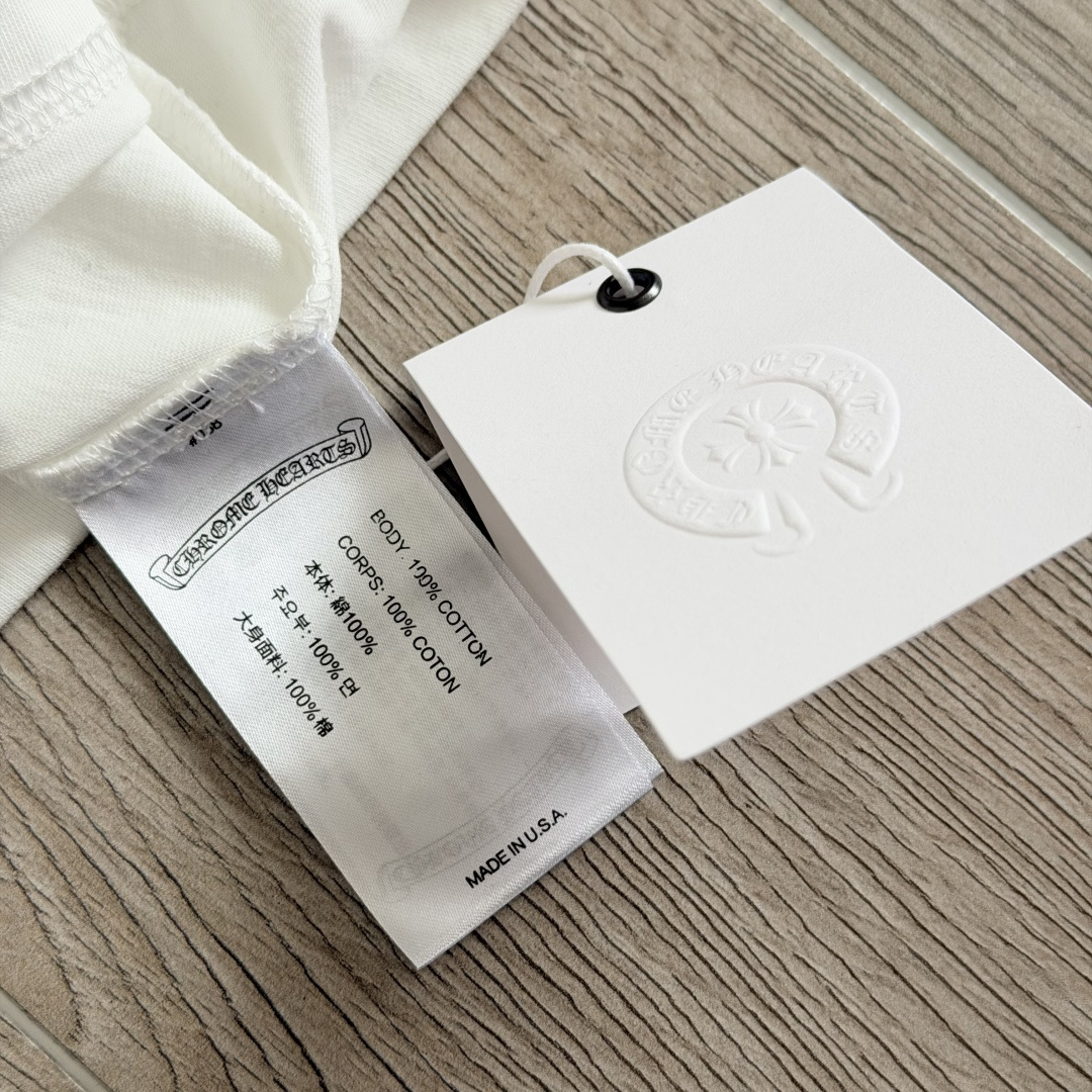 Chrome Hearts 克罗心  CH 圆领长袖T 后背彩色十字
