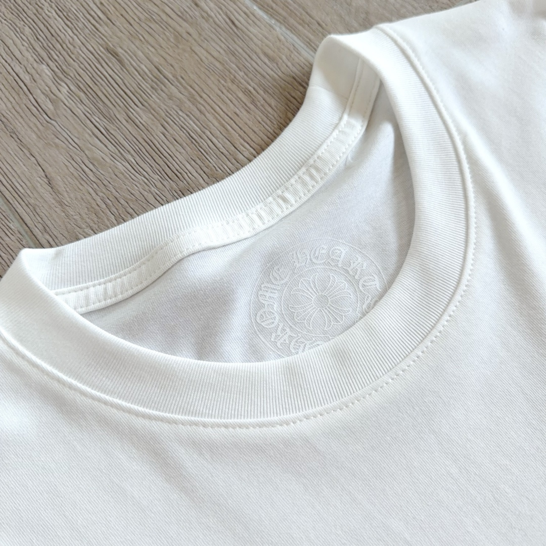 Chrome Hearts 克罗心  CH 圆领长袖T 小十字+大十字