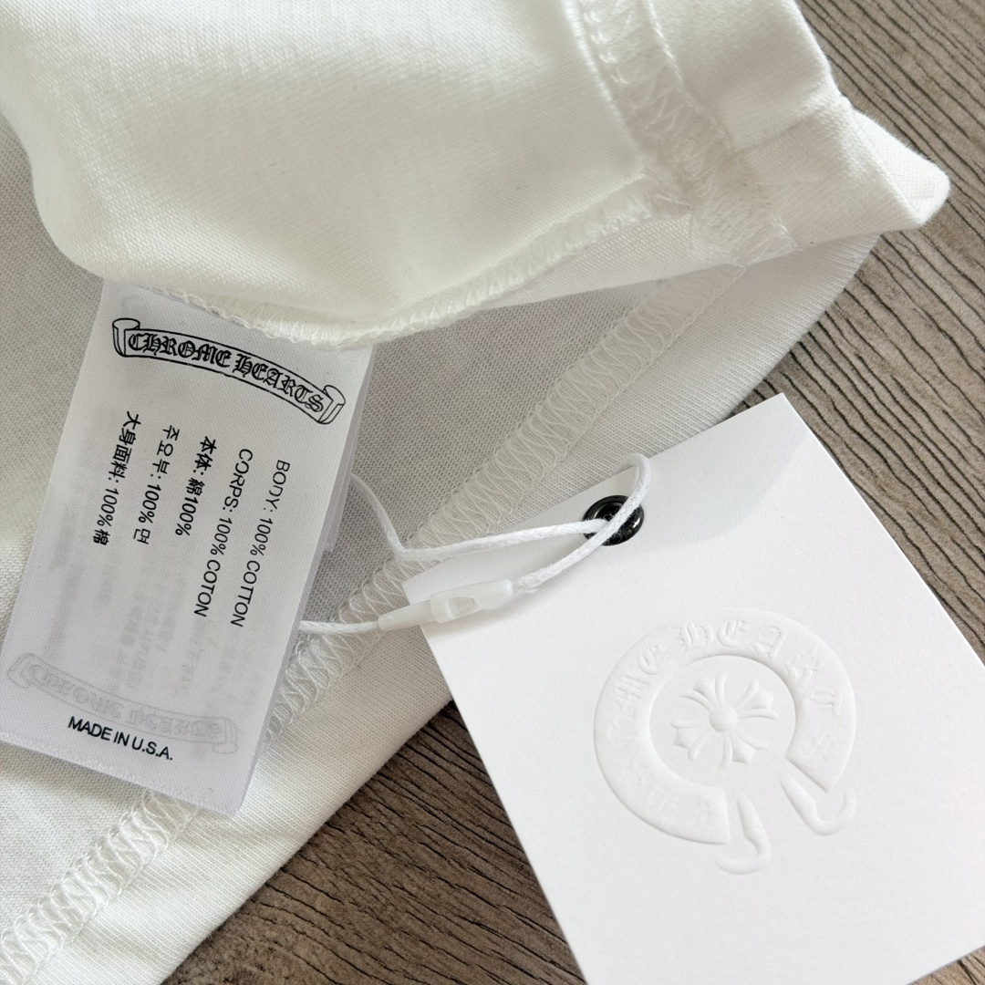 Chrome Hearts 克罗心  CH 圆领长袖T 小十字+大十字