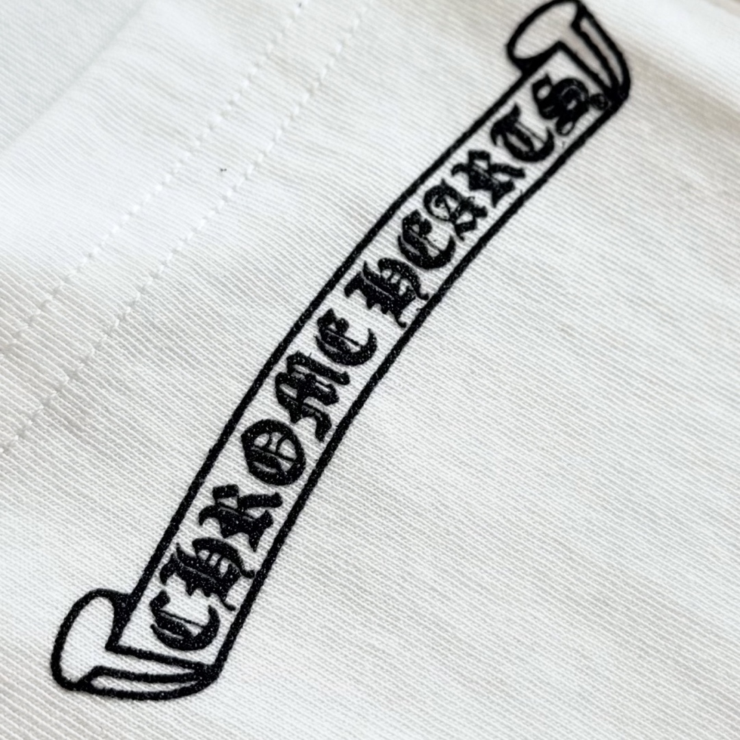 Chrome Hearts 克罗心  CH 圆领长袖T 小十字+大十字