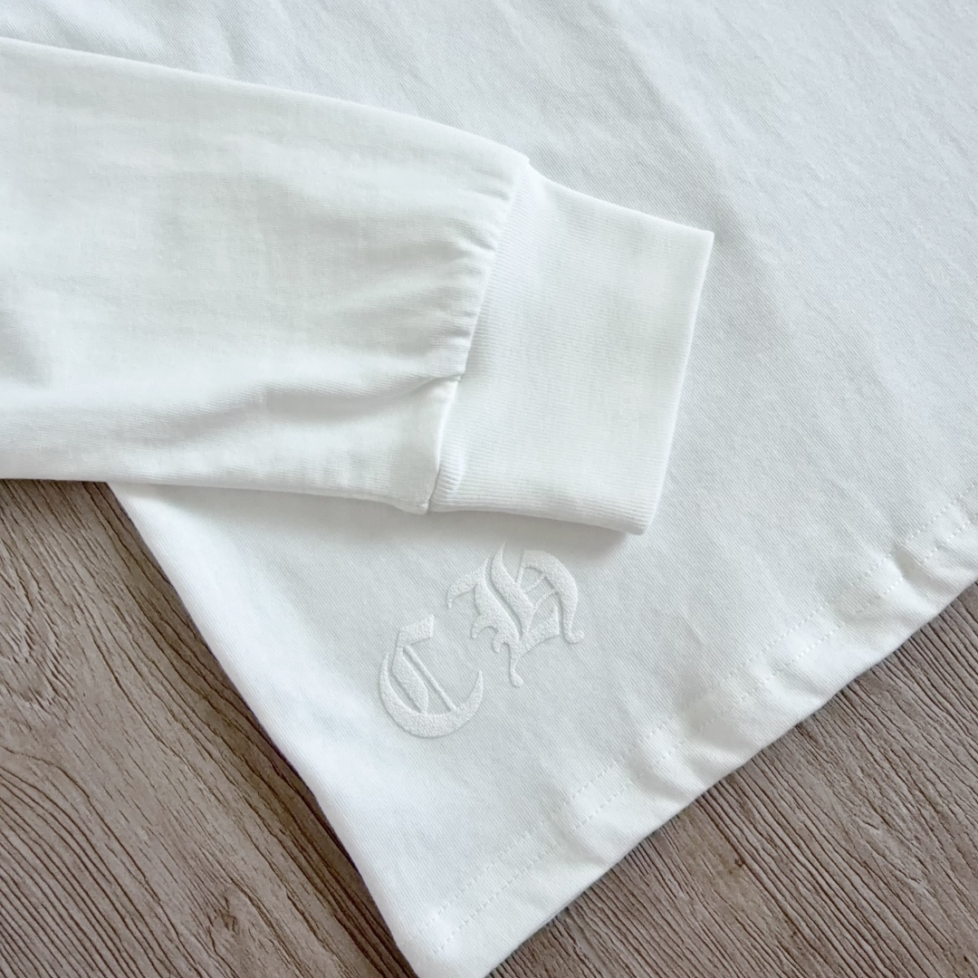 Chrome Hearts 克罗心  CH 圆领长袖T 小十字+大十字