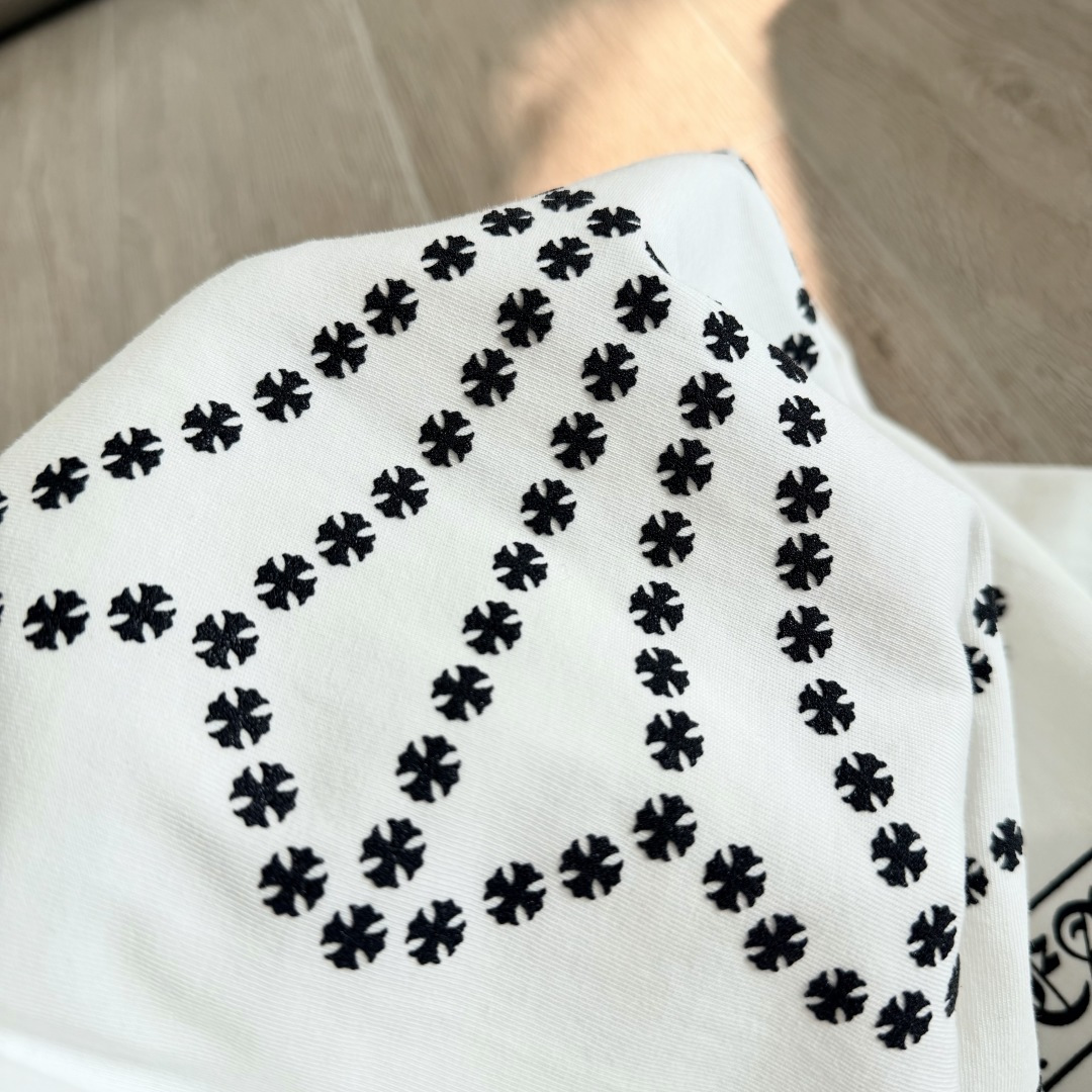 Chrome Hearts 克罗心  CH 圆领长袖T 小十字+大十字