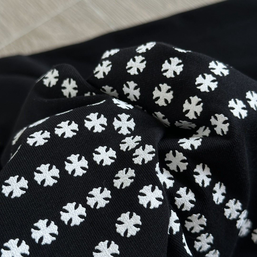 Chrome Hearts 克罗心  CH 圆领长袖T 小十字+大十字