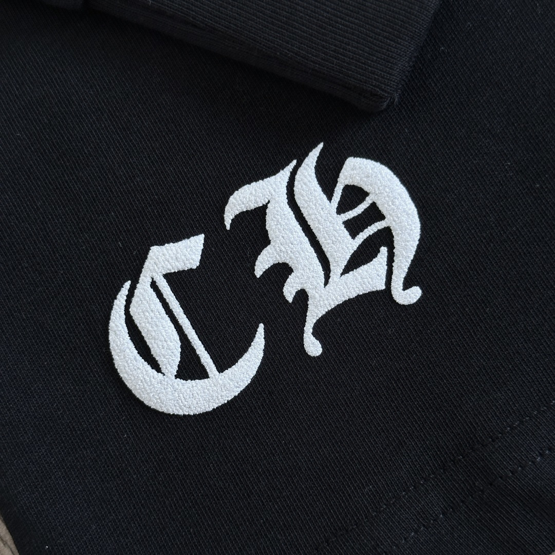 Chrome Hearts 克罗心  CH 圆领长袖T 小十字+大十字
