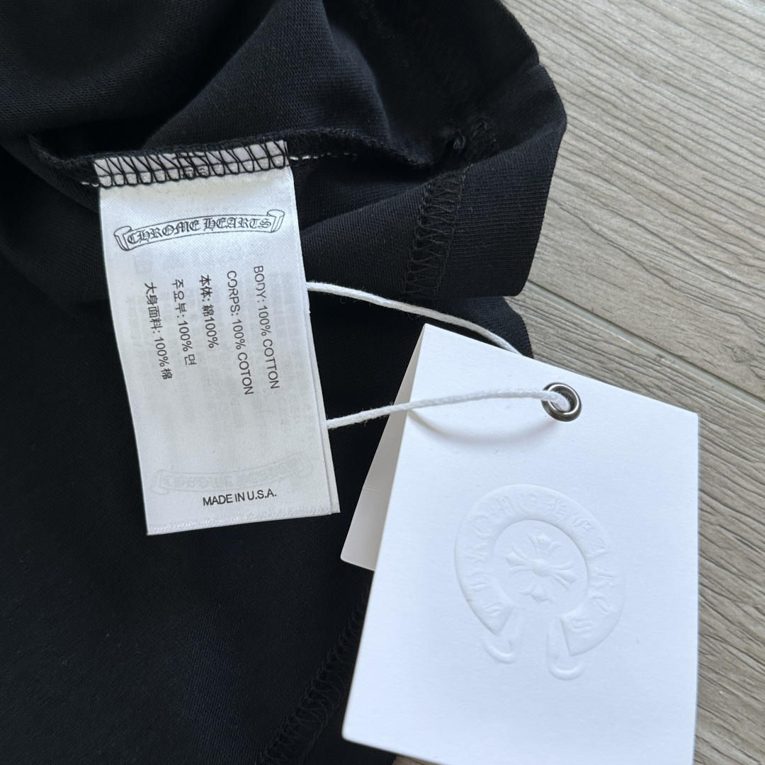 Chrome Hearts 克罗心  CH 圆领长袖T 小十字+大十字