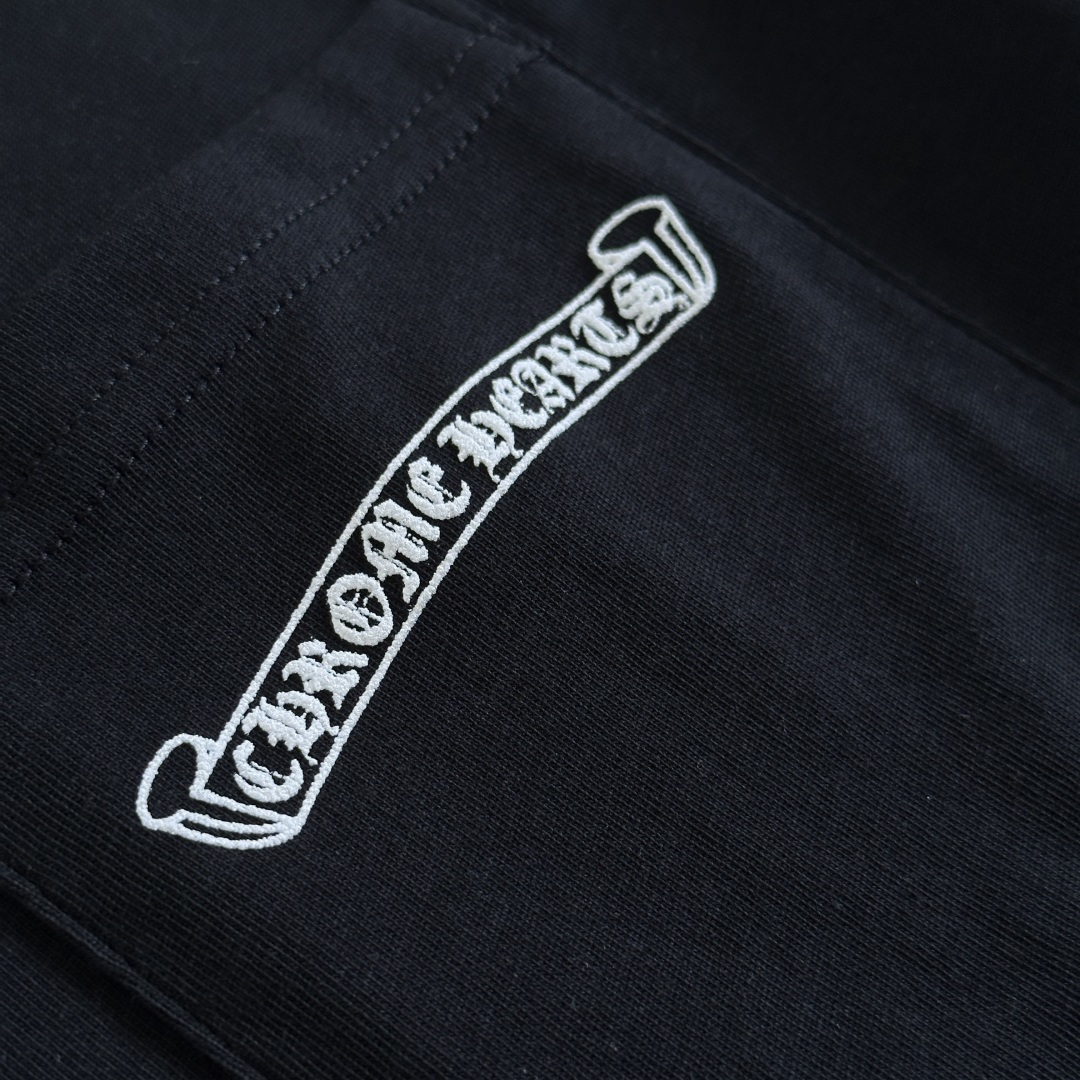 Chrome Hearts 克罗心  CH 圆领长袖T 小十字+大十字