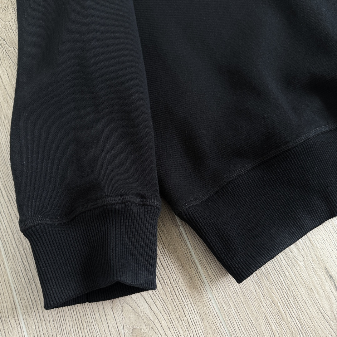 Chrome Hearts 克罗心 CH 内里 抓绒 圆领 卫衣  三 十字贴皮十字架 