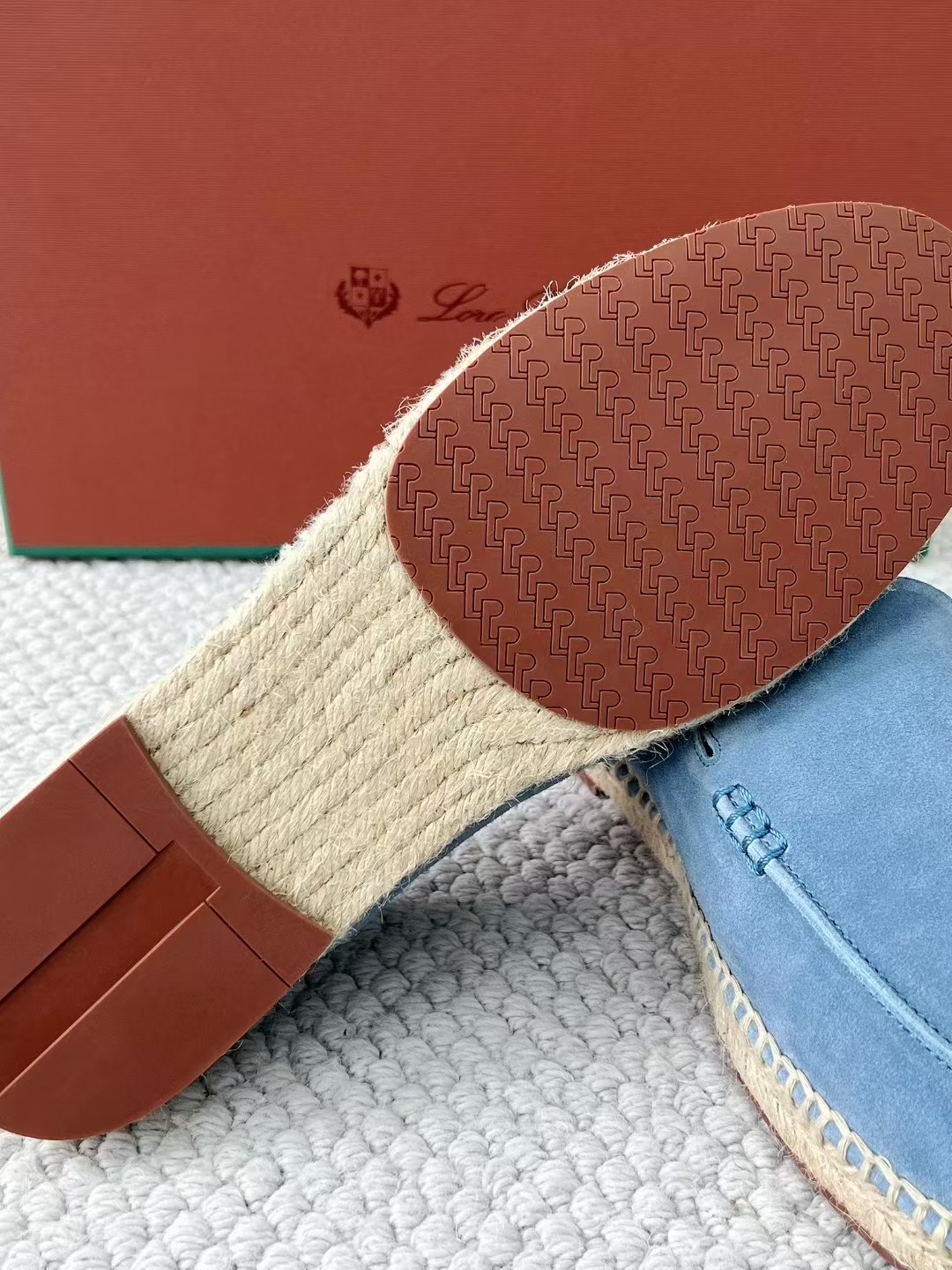 Loro Piana Summer Walk — Low-Top Suede Espadrilles — Men's Comfortable Casual Footwear