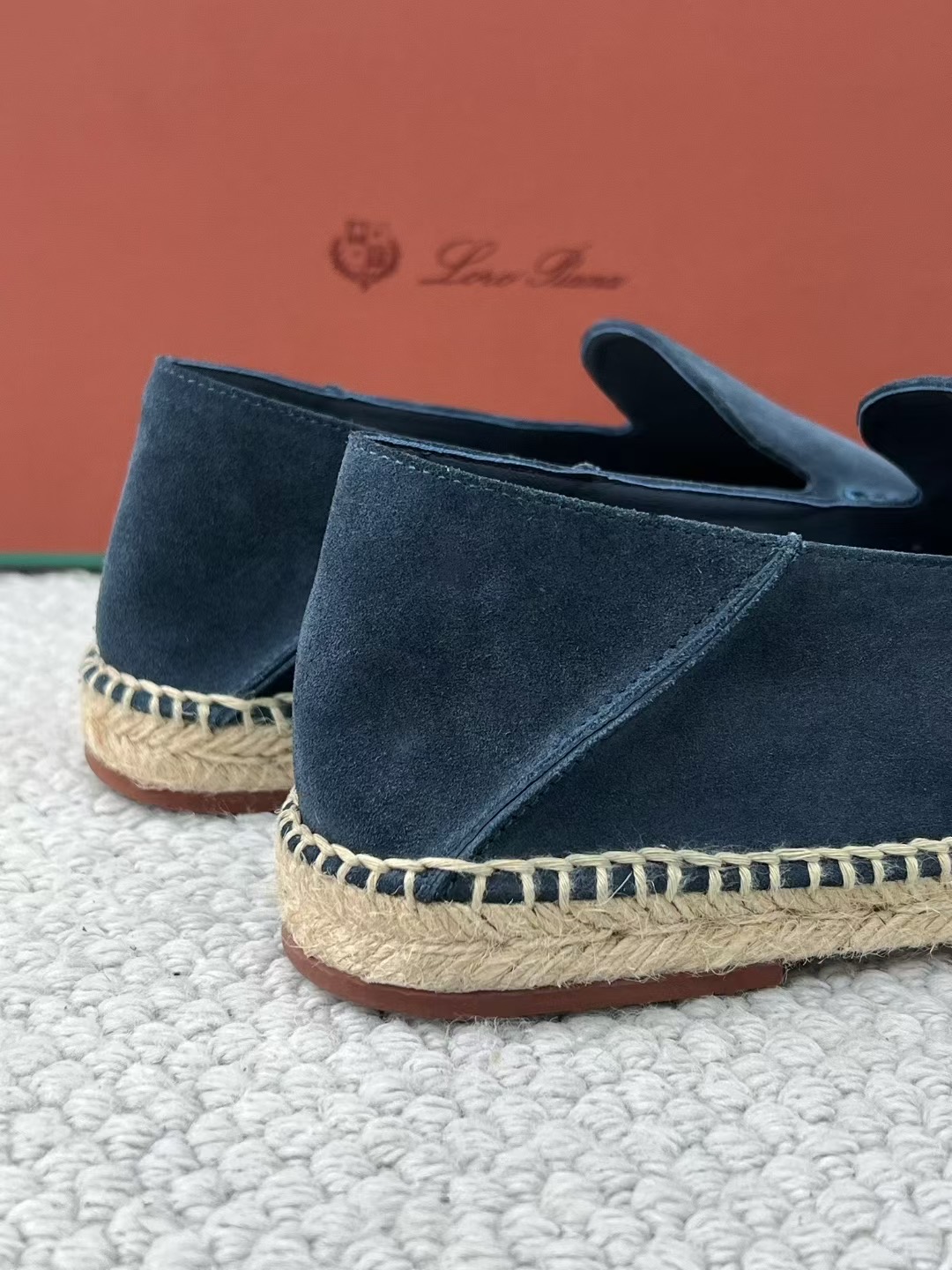 Loro Piana Summer Walk — Low-Top Suede Espadrilles — Men's Comfortable Casual Footwear
