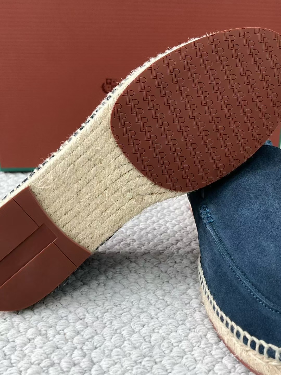 Loro Piana Summer Walk — Low-Top Suede Espadrilles — Men's Comfortable Casual Footwear