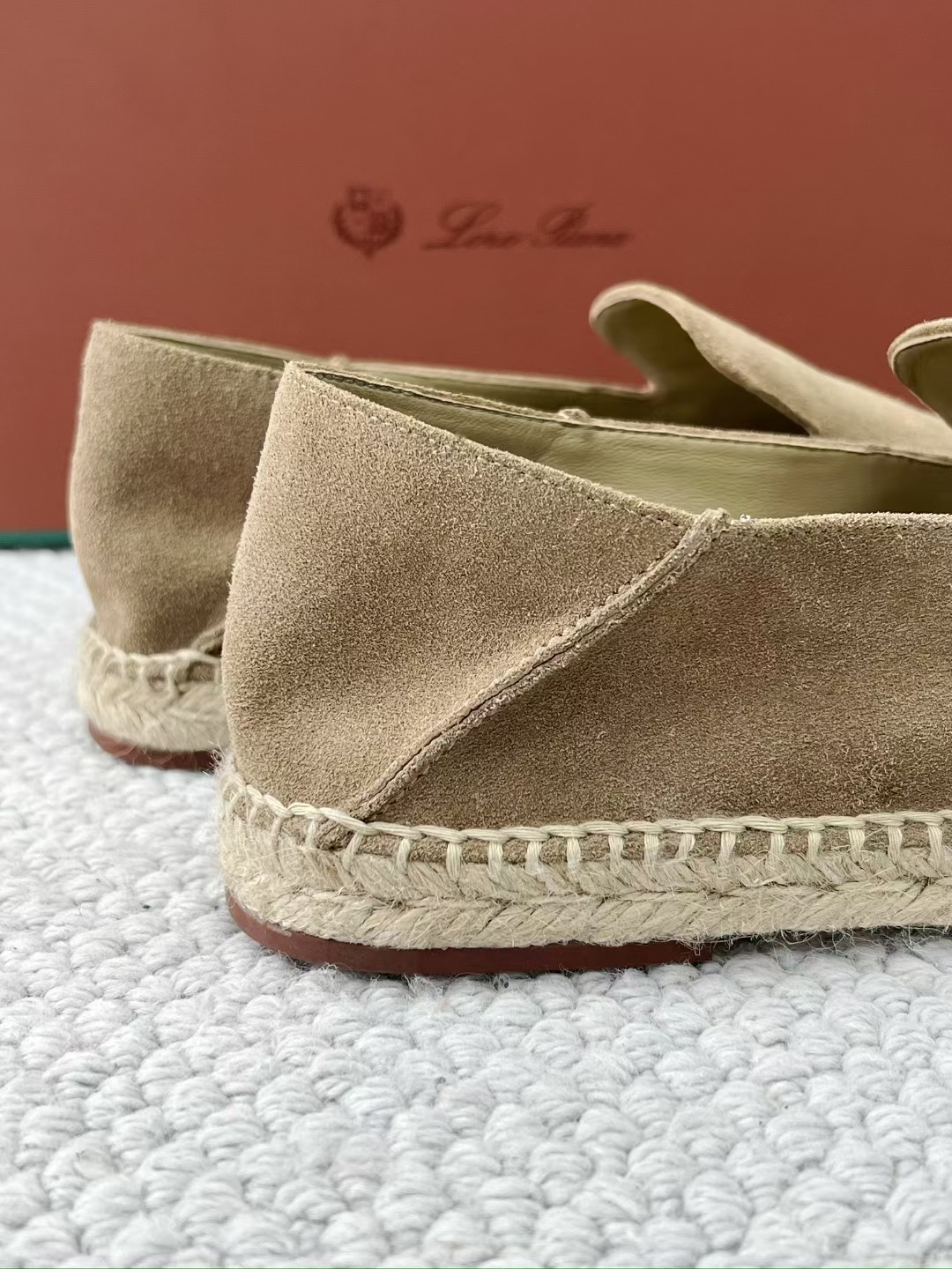 Loro Piana Summer Walk — Low-Top Suede Espadrilles — Men's Comfortable Casual Footwear