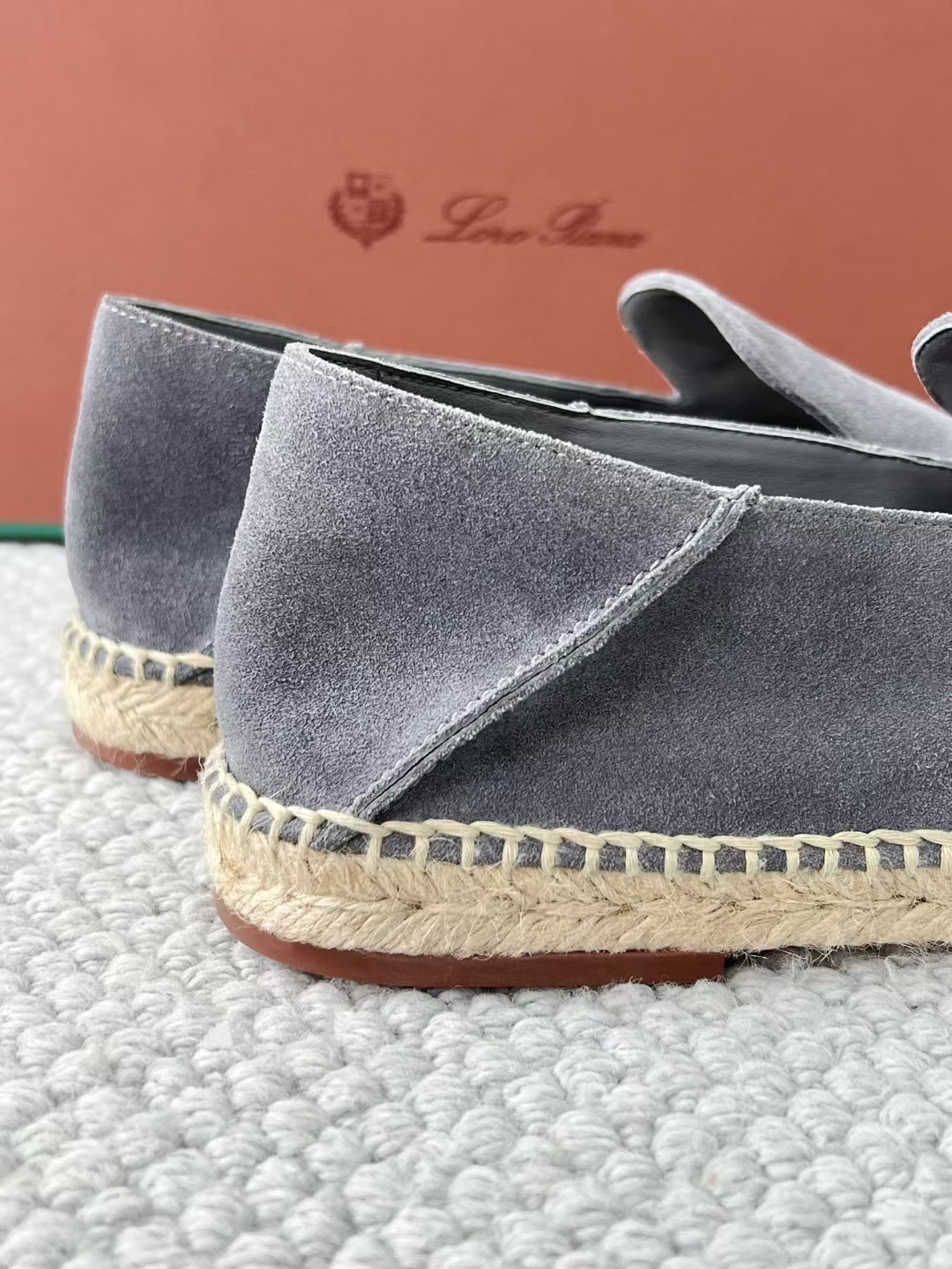 Loro Piana Summer Walk — Low-Top Suede Espadrilles — Men's Comfortable Casual Footwear