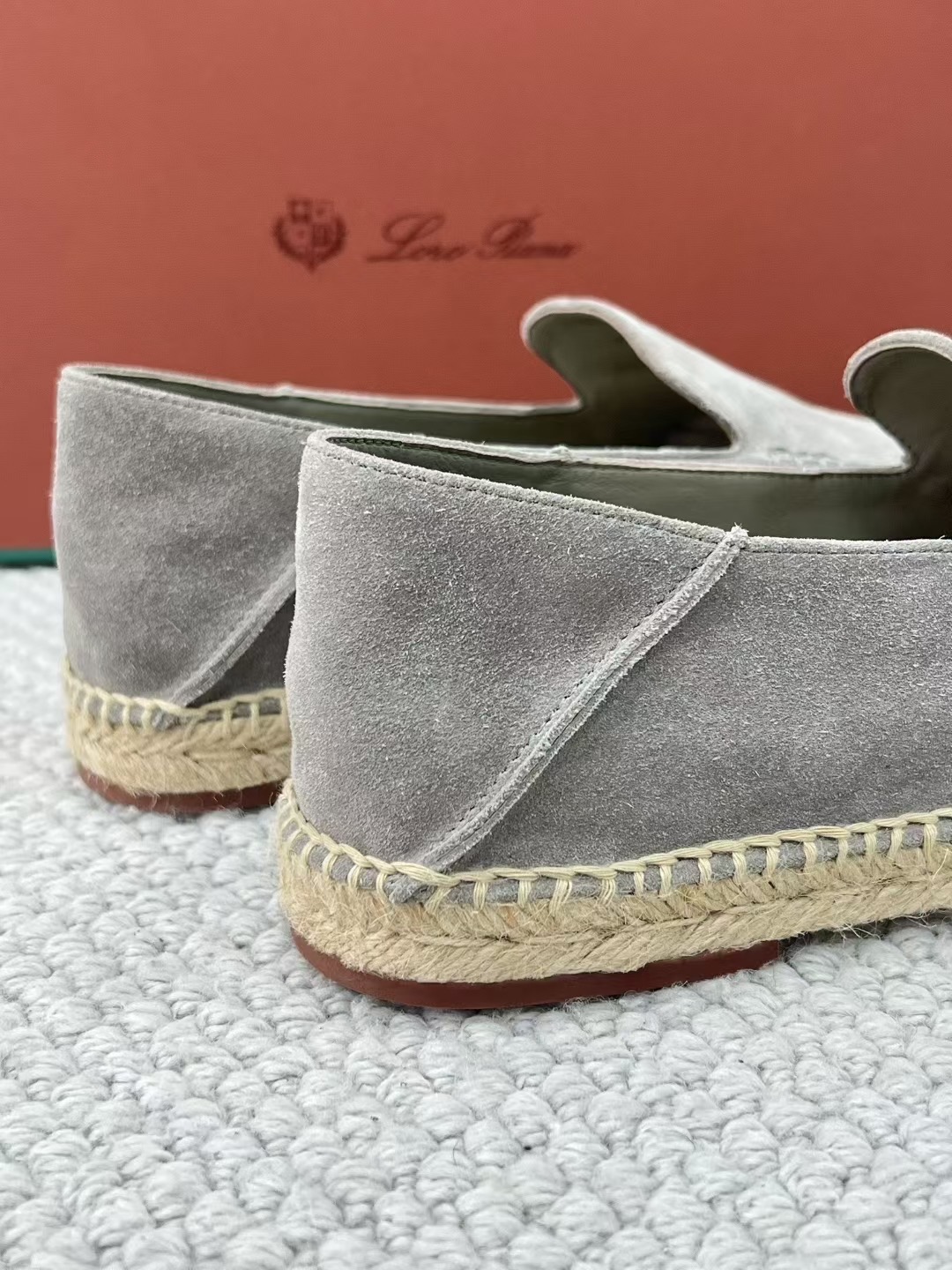 Loro Piana Summer Walk — Low-Top Suede Espadrilles — Men's Comfortable Casual Footwear