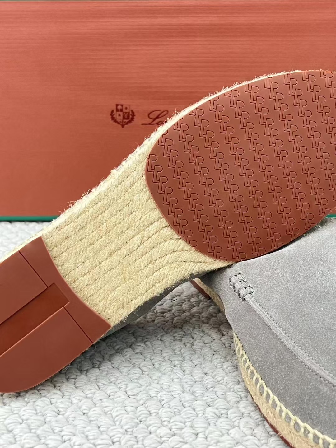 Loro Piana Summer Walk — Low-Top Suede Espadrilles — Men's Comfortable Casual Footwear
