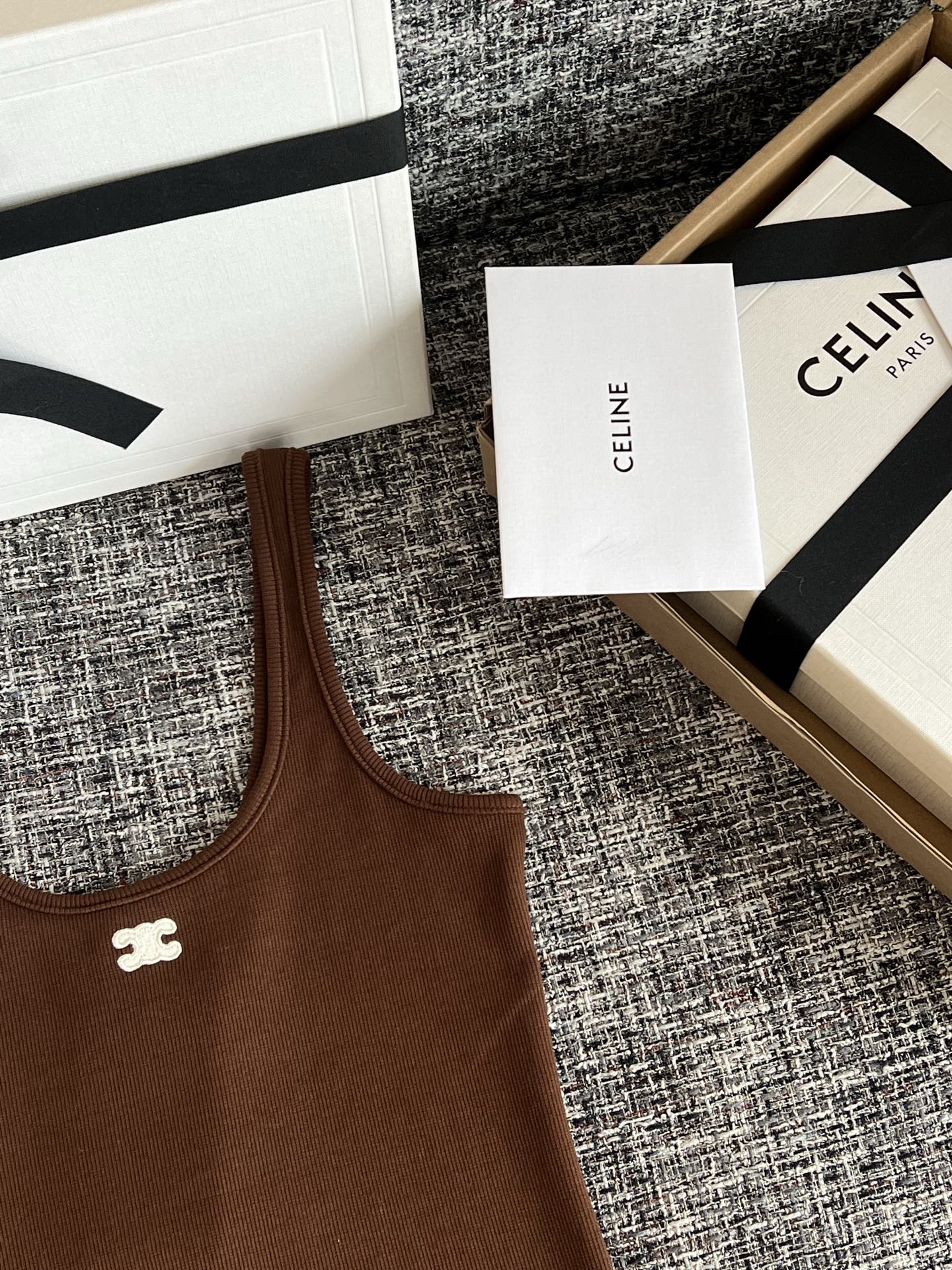 CELINE 26 Ribbed Women's Vest