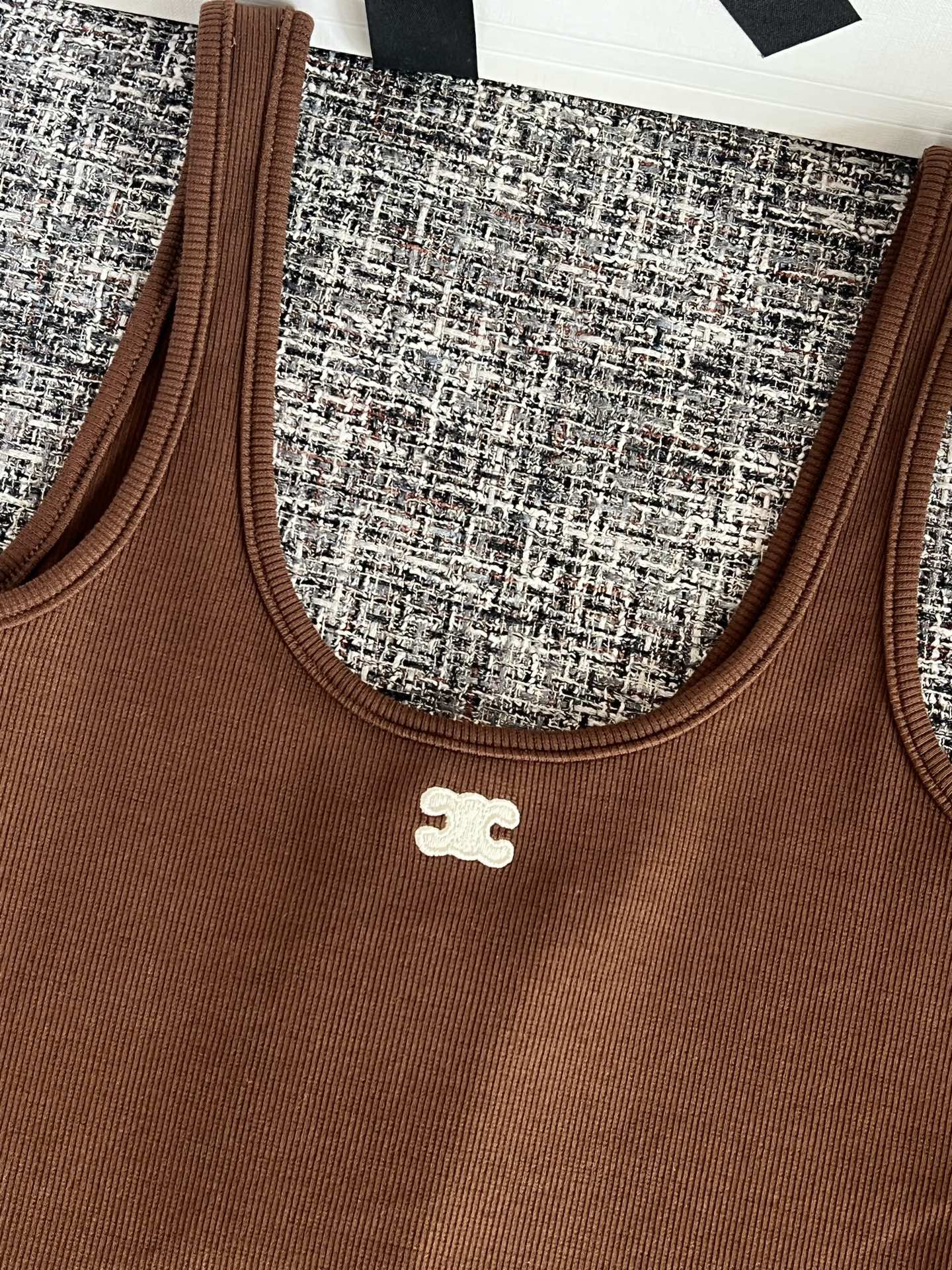 CELINE 26 Ribbed Women's Vest