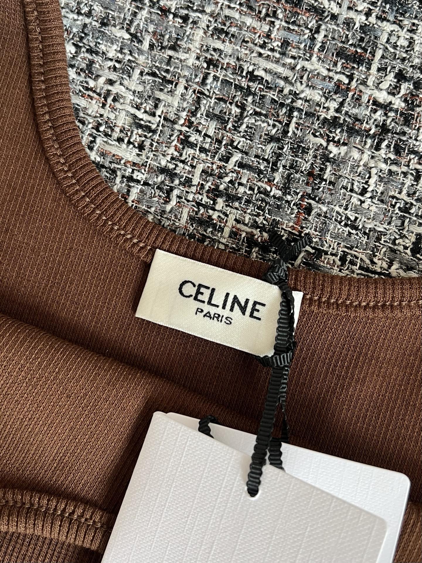 CELINE 26 Ribbed Women's Vest