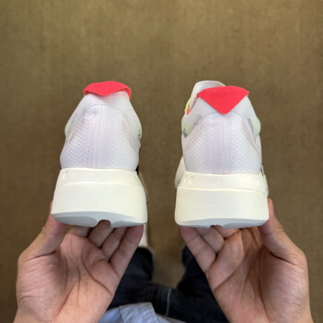  Adizero Adios Pro 4  低筒 舒适百搭 防滑耐磨 马拉松 训练竞速 跑步鞋 女款 男款 波鞋 黑白 JR1094