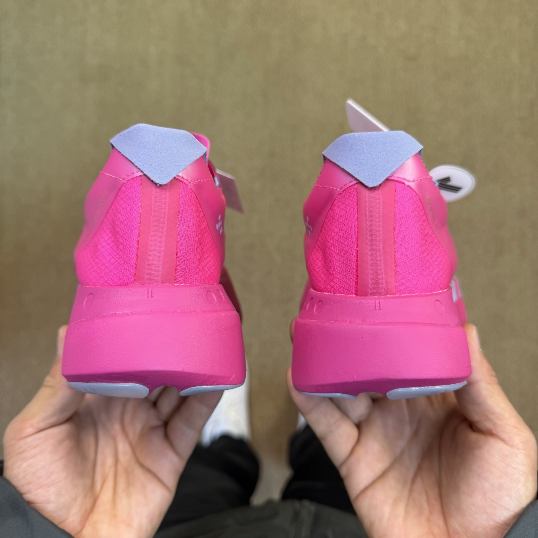Adizero Adios Pro 4  低筒 舒适百搭 防滑耐磨 马拉松 训练竞速 跑步鞋 女款 男款 波鞋 玫红 JR1269
