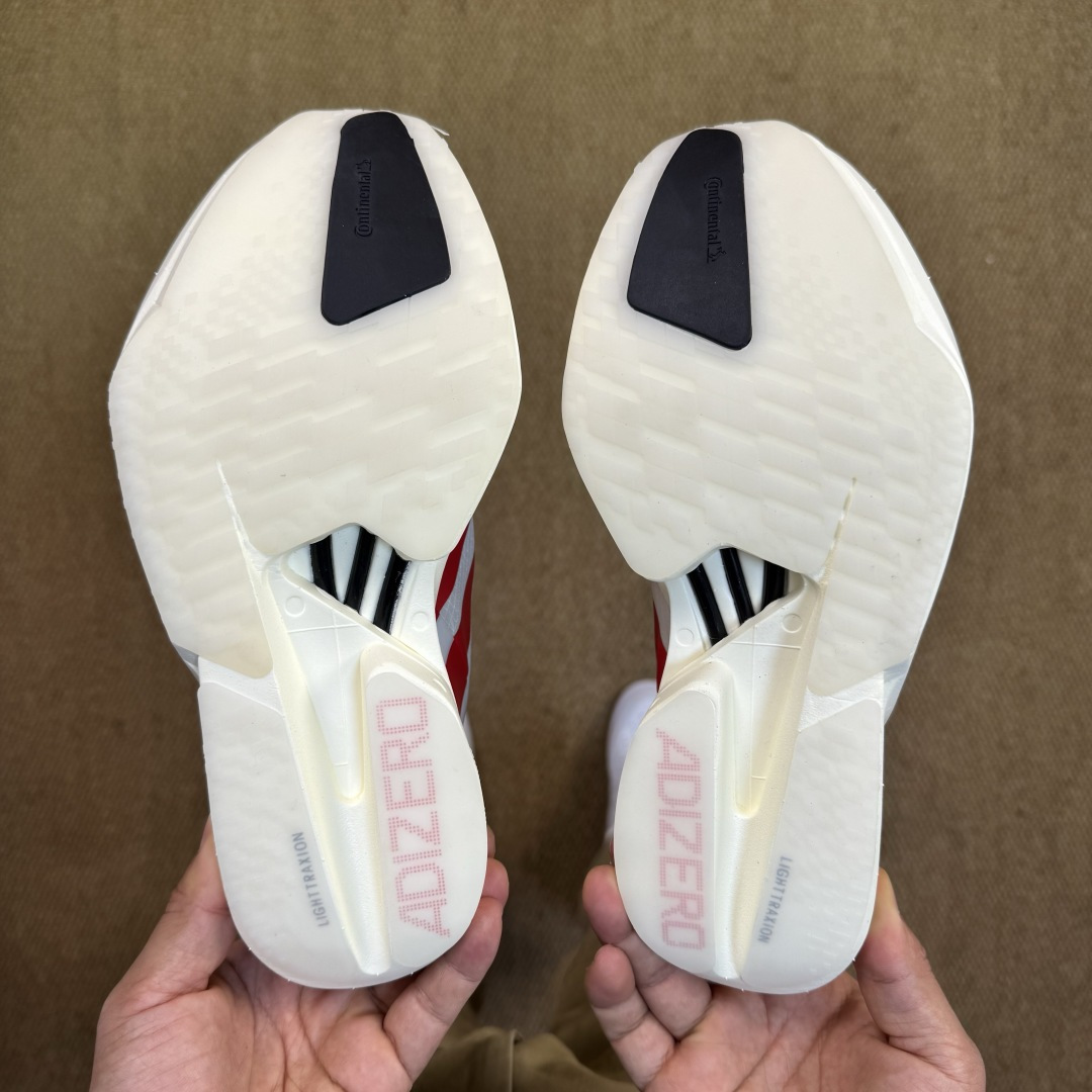 Adizero Adios Pro 4  低筒 舒适百搭 防滑耐磨 马拉松 训练竞速 跑步鞋 女款 男款 波鞋 白青色 JR1267