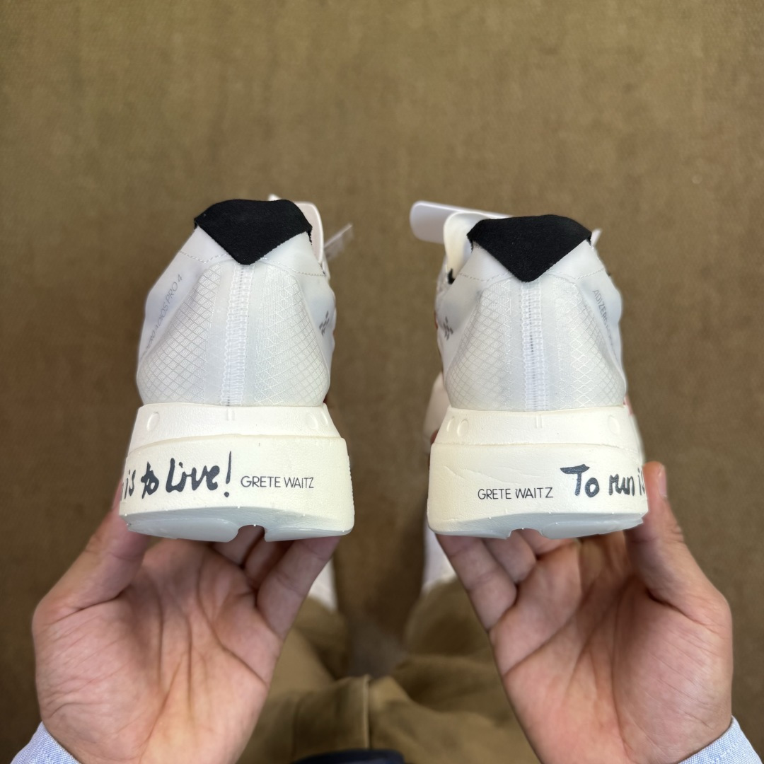 Adizero Adios Pro 4  低筒 舒适百搭 防滑耐磨 马拉松 训练竞速 跑步鞋 女款 男款 波鞋 白红 JR6363