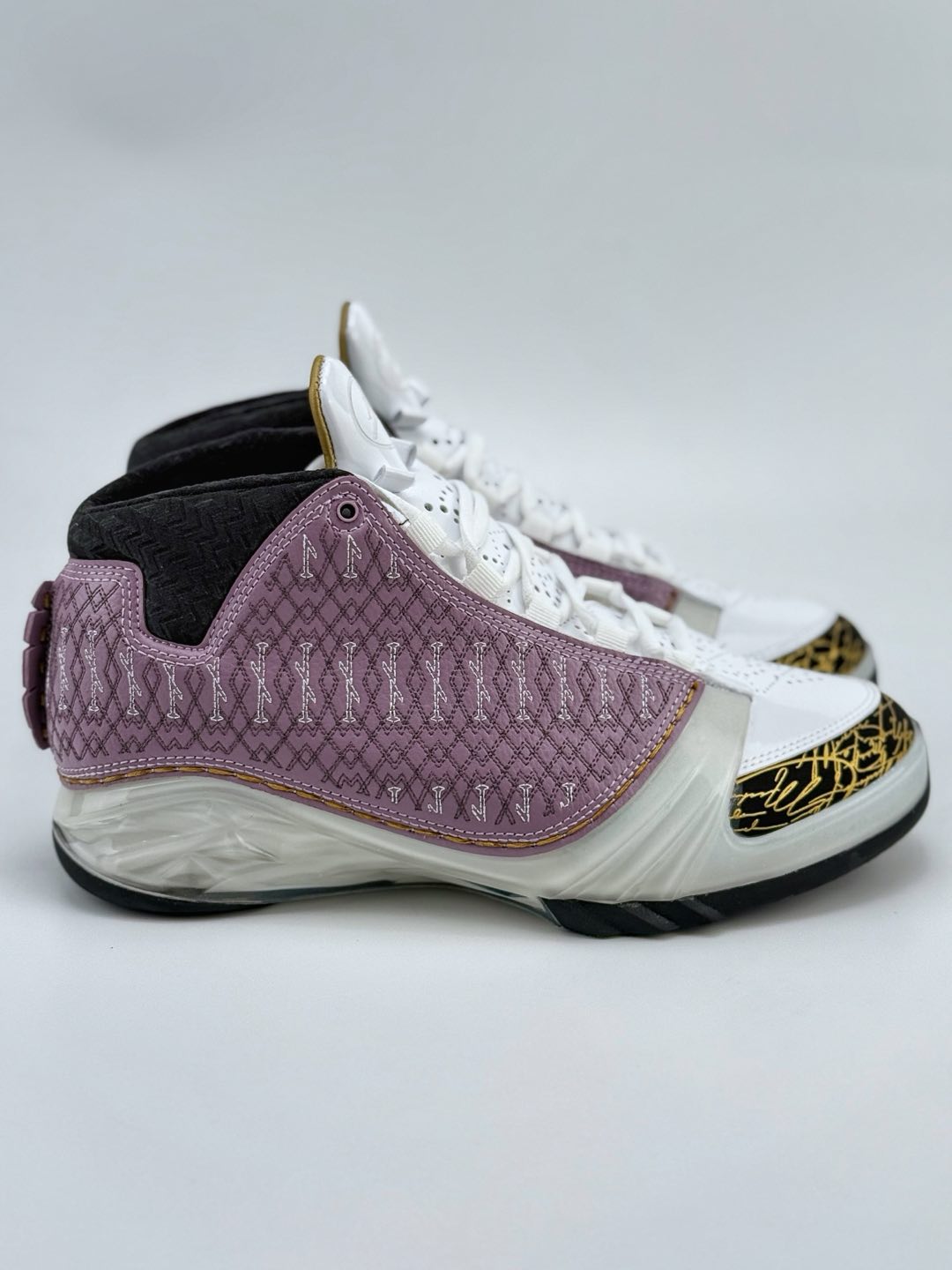 Jordan Air Jordan 23 Motorsports Wizards OG 款 AJ23 防滑轻便中帮复古篮球鞋  男款  C0紫色 318376-102