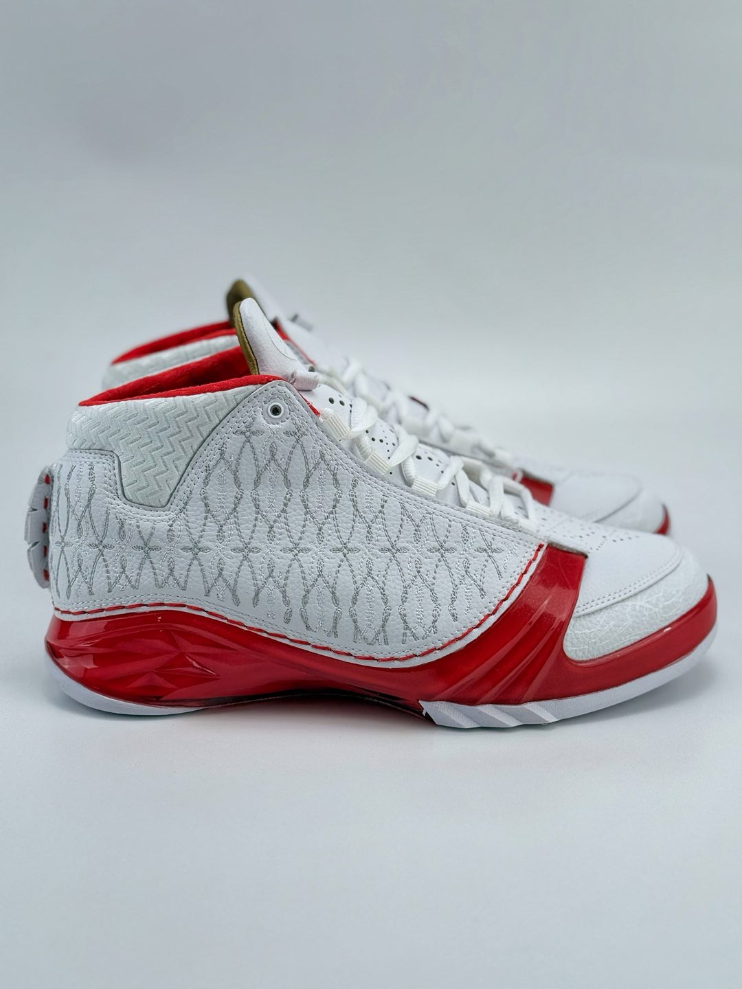 Jordan Air Jordan 23 Motorsports Wizards OG 款 AJ23 防滑轻便中帮复古篮球鞋  男款  C0白红 318376-161