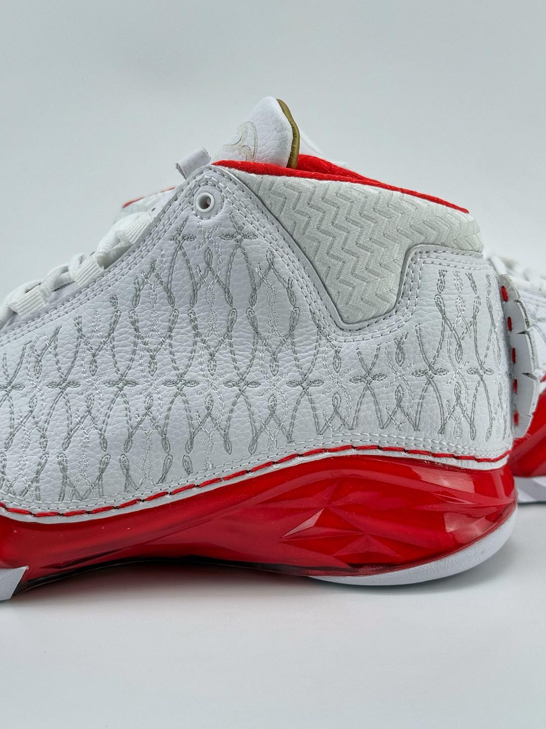 Jordan Air Jordan 23 Motorsports Wizards OG 款 AJ23 防滑轻便中帮复古篮球鞋  男款  C0白红 318376-161