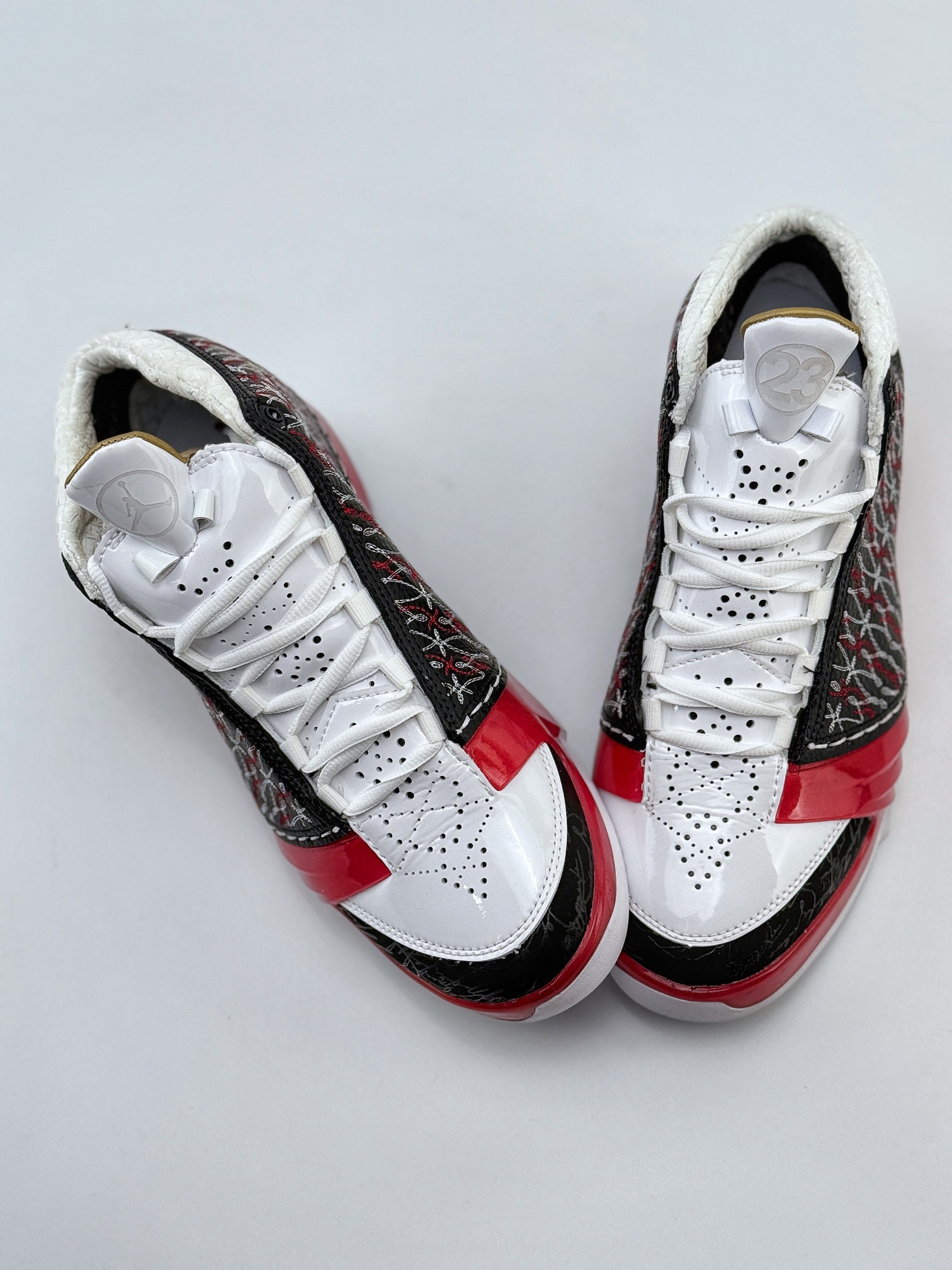 Jordan Air Jordan 23 Motorsports Wizards OG 款 AJ23 防滑轻便中帮复古篮球鞋  男款  C0白黑红 318376-061