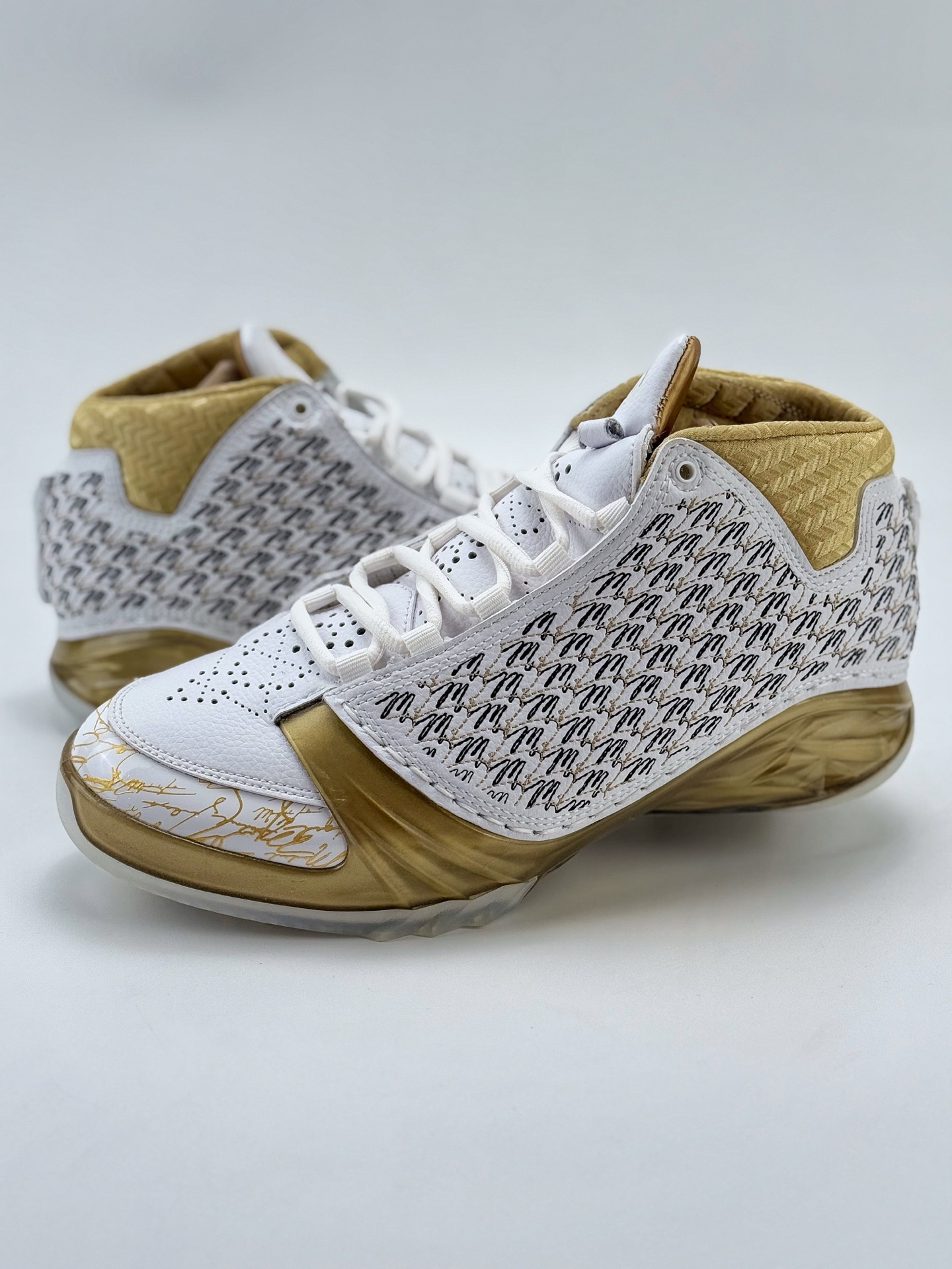 Jordan Air Jordan 23 Motorsports Wizards OG 款 AJ23 防滑轻便中帮复古篮球鞋  男款  C0白金 853336-123