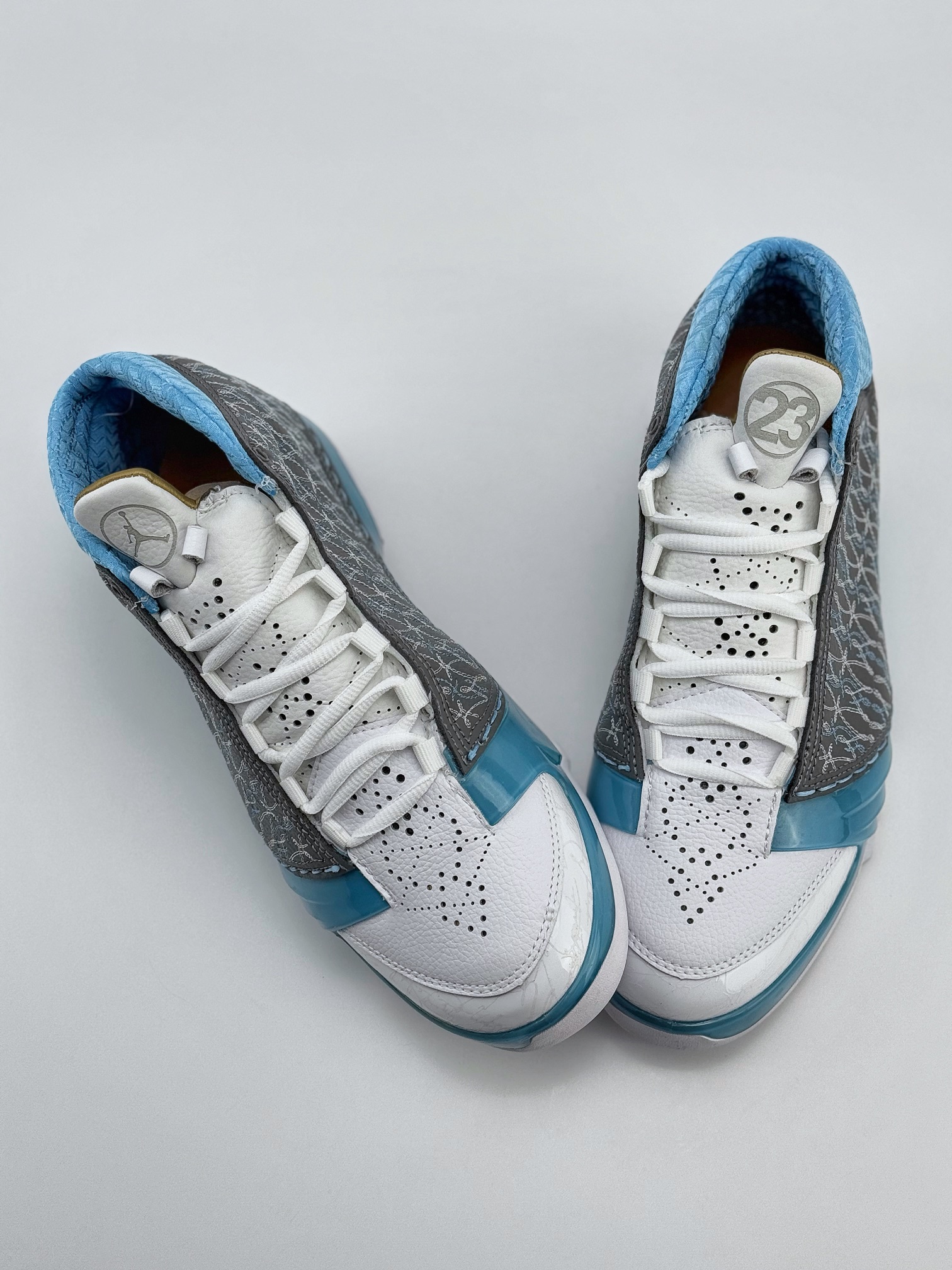 Jordan Air Jordan 23 Motorsports Wizards OG 款 AJ23 防滑轻便中帮复古篮球鞋  男款  C0蓝灰 318474-151