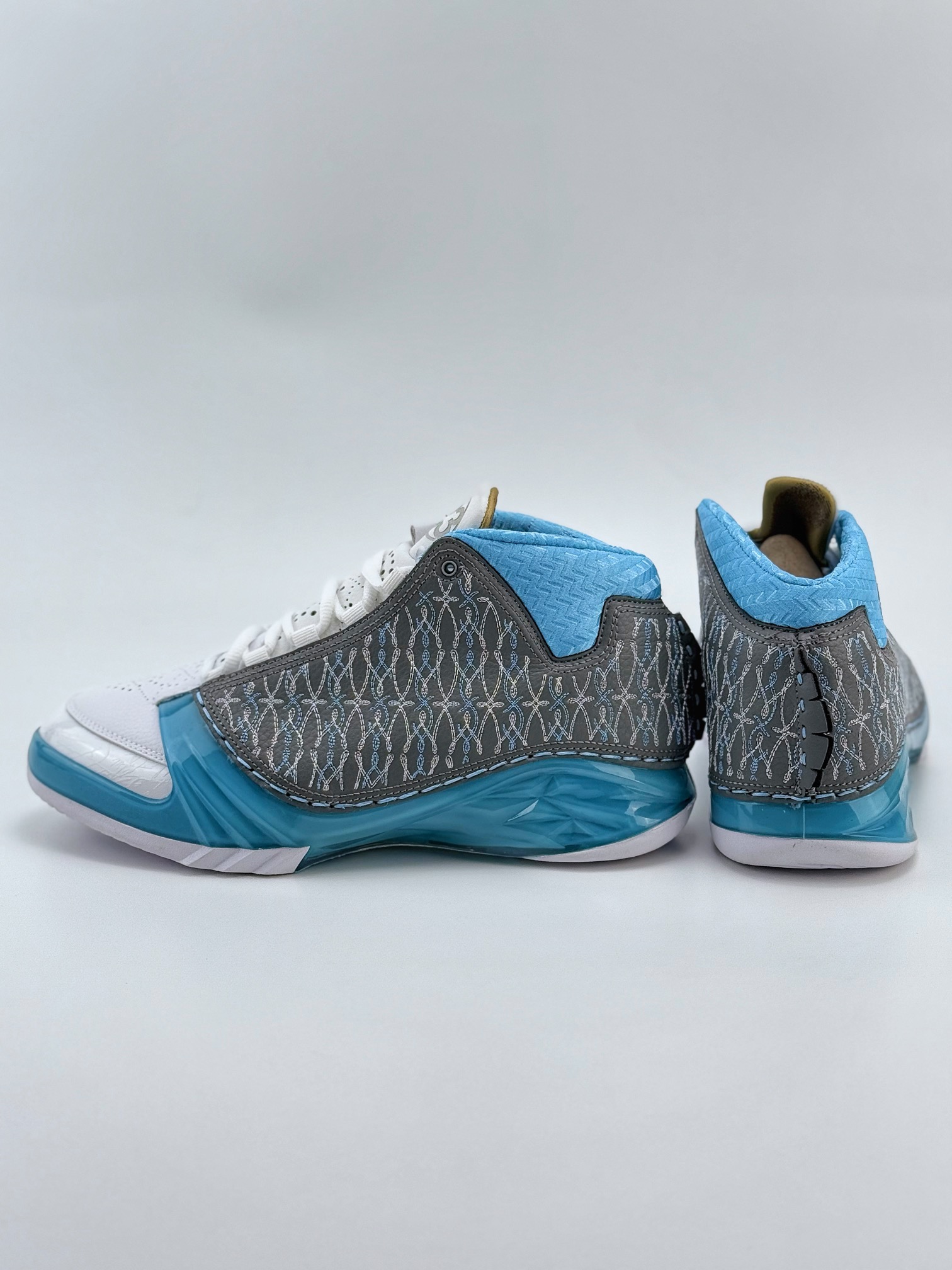 Jordan Air Jordan 23 Motorsports Wizards OG 款 AJ23 防滑轻便中帮复古篮球鞋  男款  C0蓝灰 318474-151