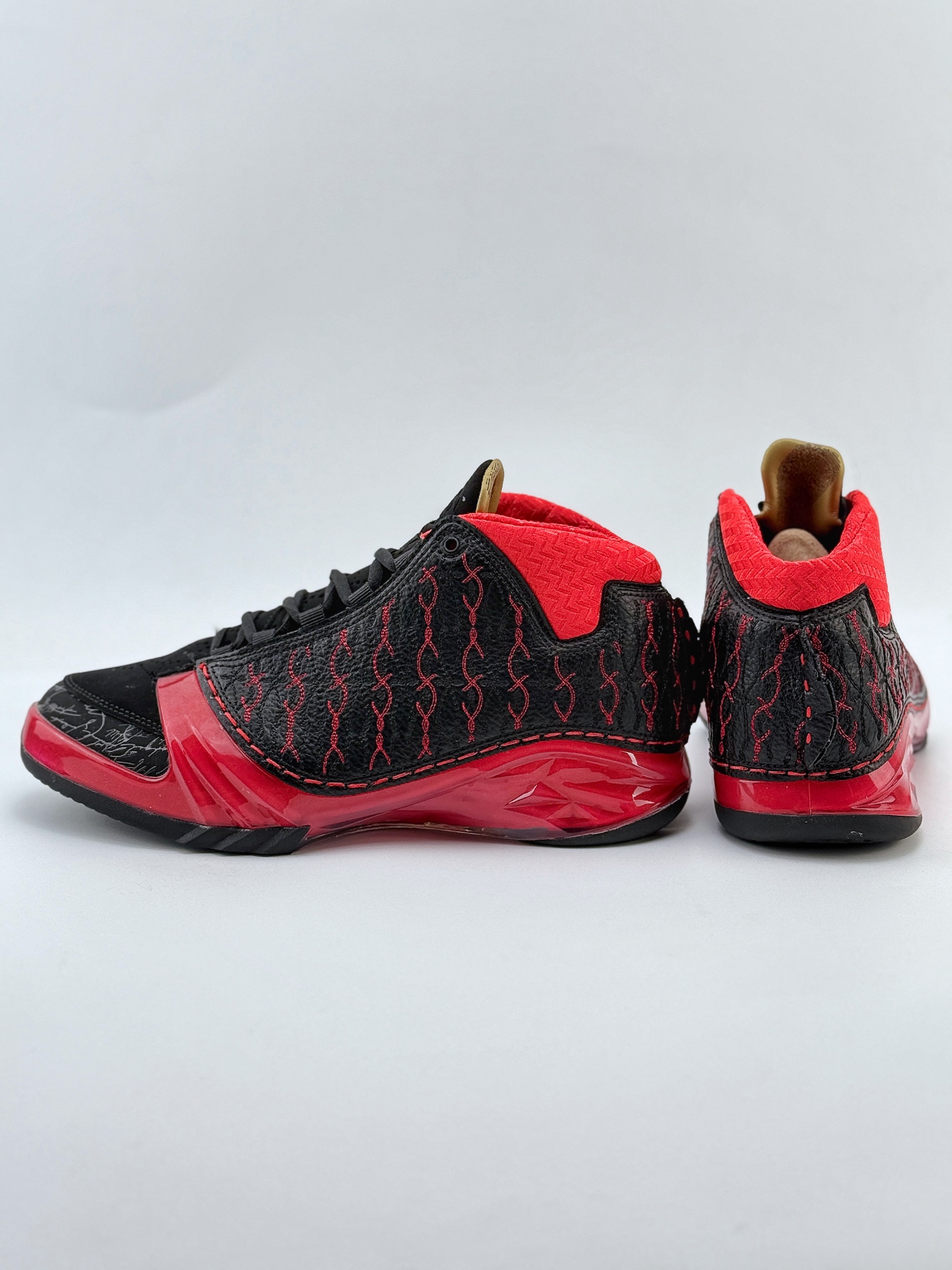 Jordan Air Jordan 23 Motorsports Wizards OG 款 AJ23 防滑轻便中帮复古篮球鞋  男款  C0黑红 318474-061