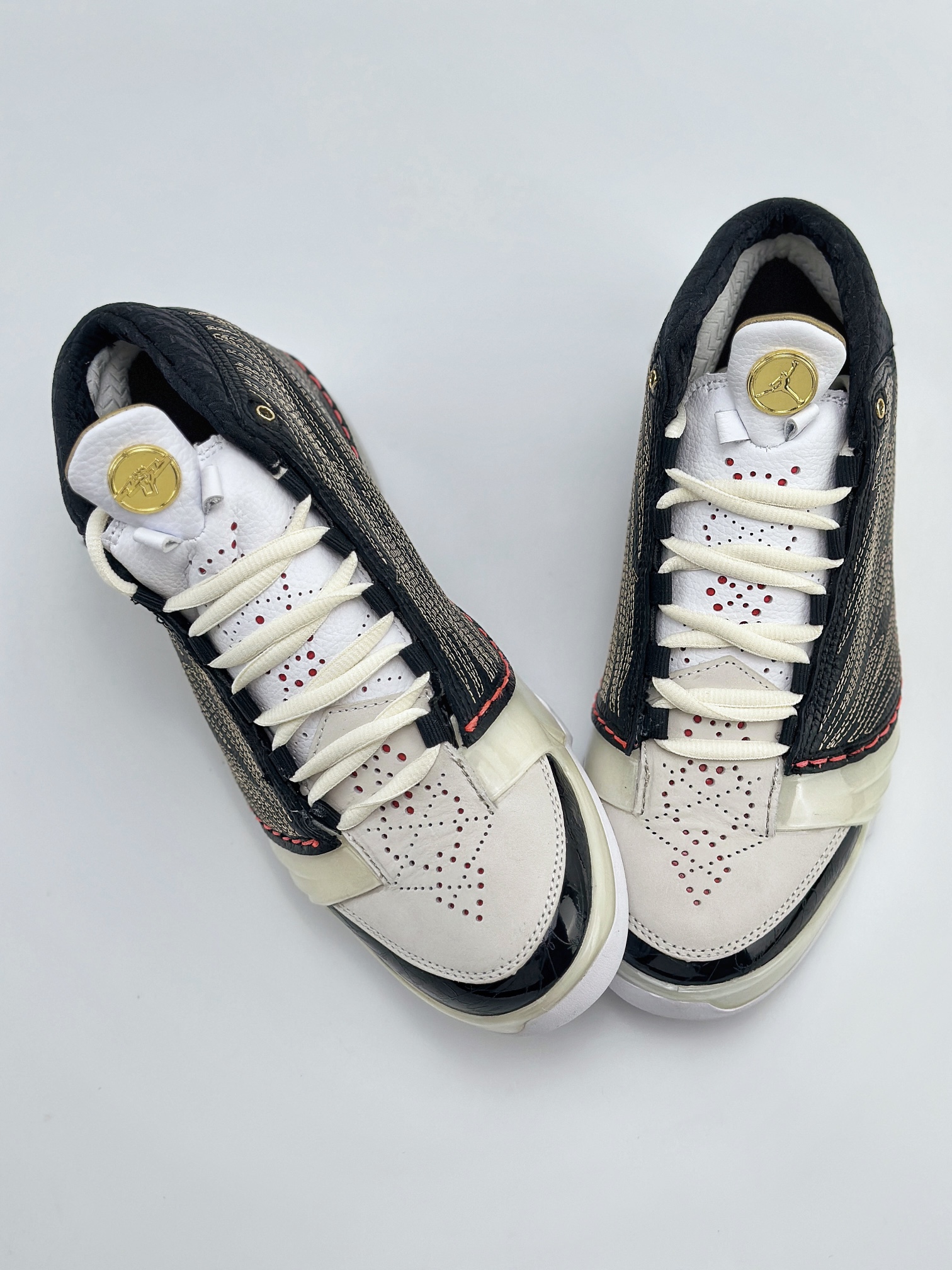 TITANX Jordan Air Jordan 23 Motorsports Wizards OG 款 AJ23 防滑轻便中帮复古篮球鞋  男款  C0白黑金 CZ6222-001