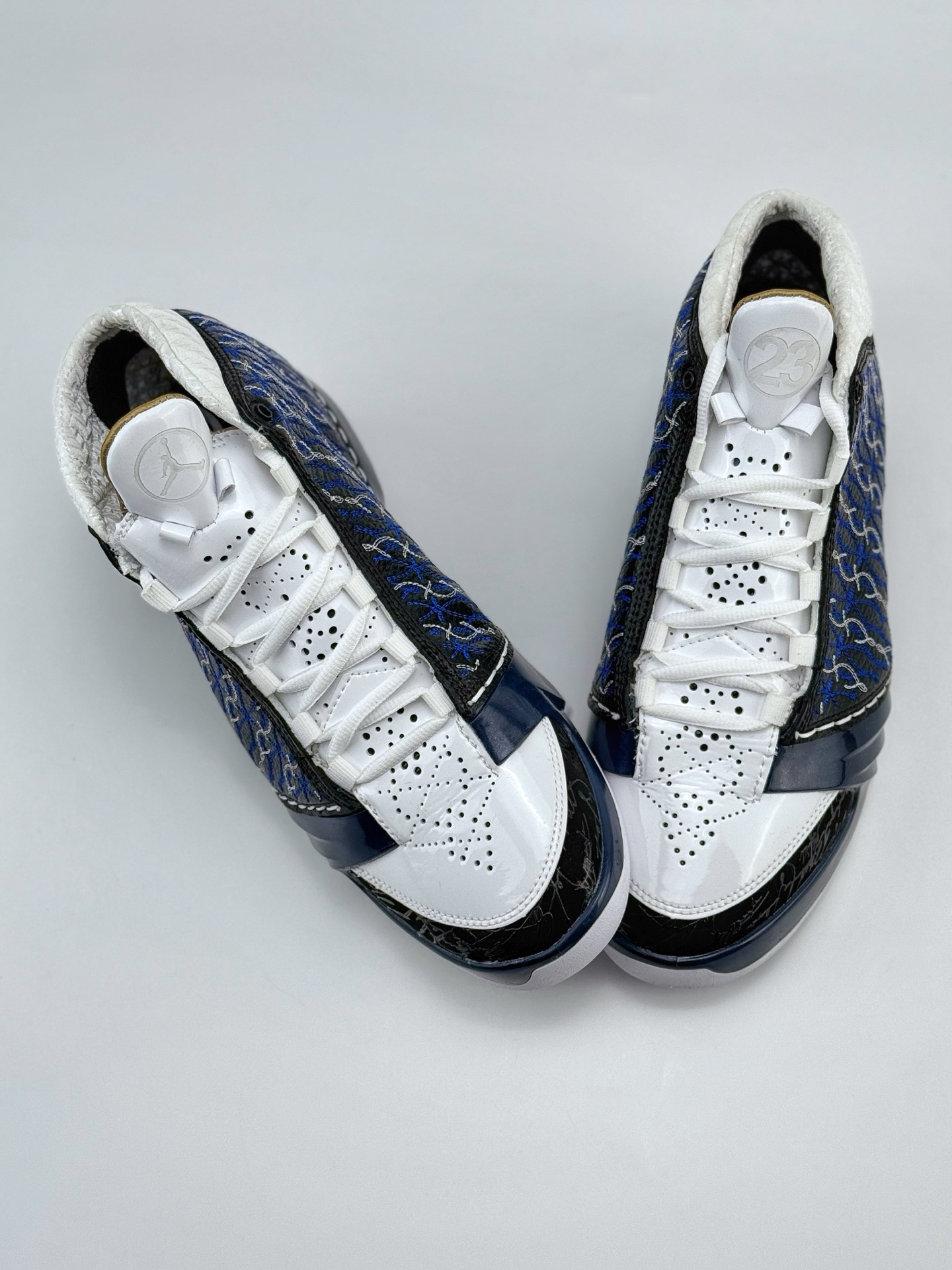 Jordan Air Jordan 23 Motorsports Wizards OG 款 AJ23 防滑轻便中帮复古篮球鞋  男款  C0蓝色 318376-011