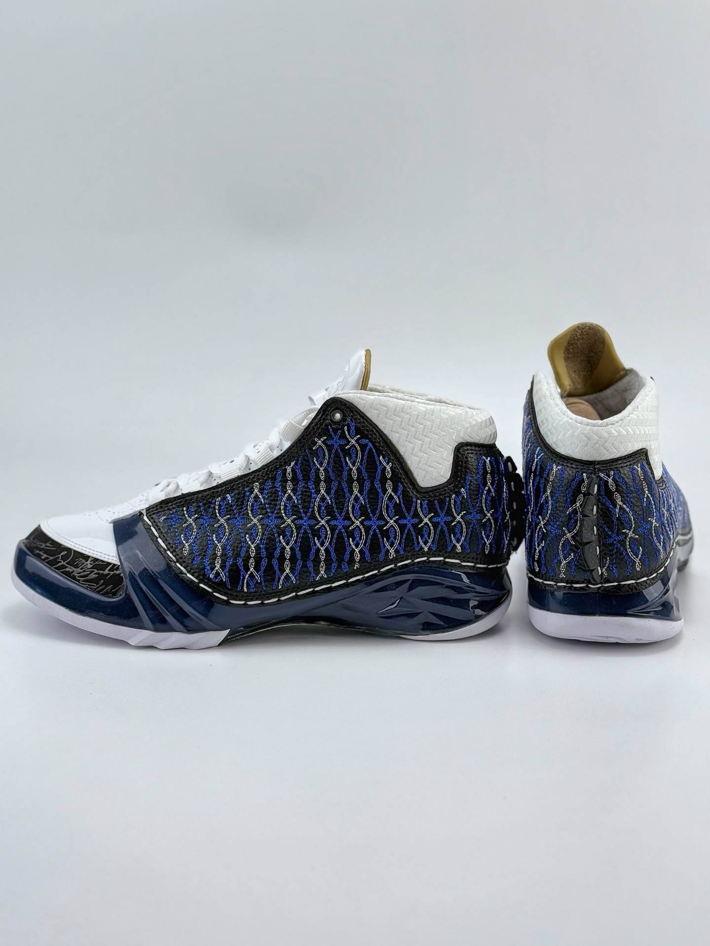 Jordan Air Jordan 23 Motorsports Wizards OG 款 AJ23 防滑轻便中帮复古篮球鞋  男款  C0蓝色 318376-011