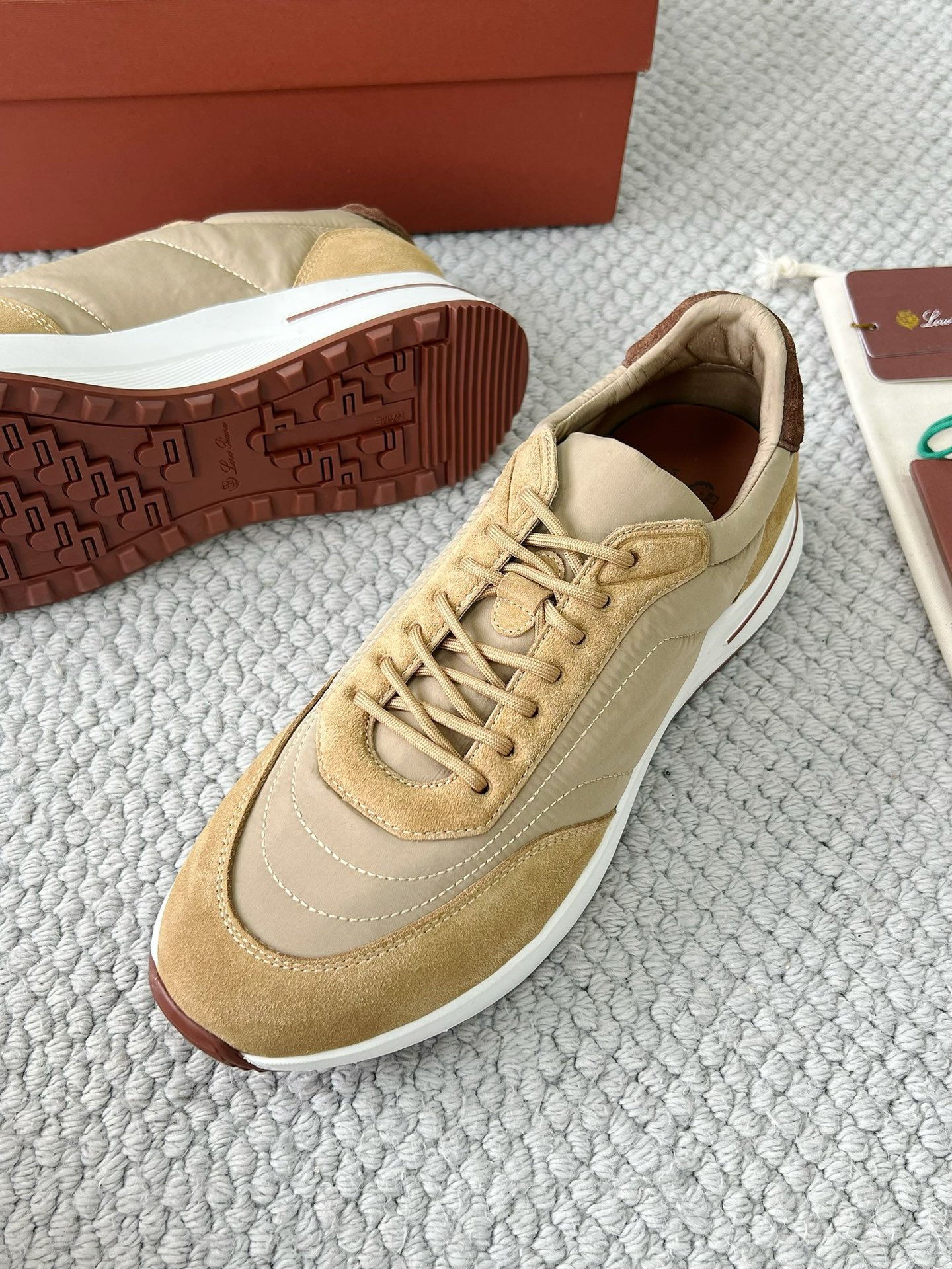 LP Loro Piana Week End Walk  Low-top Comfortable and casual Men's Shoes  Bullshit C5运动鞋 波鞋 LP012-81