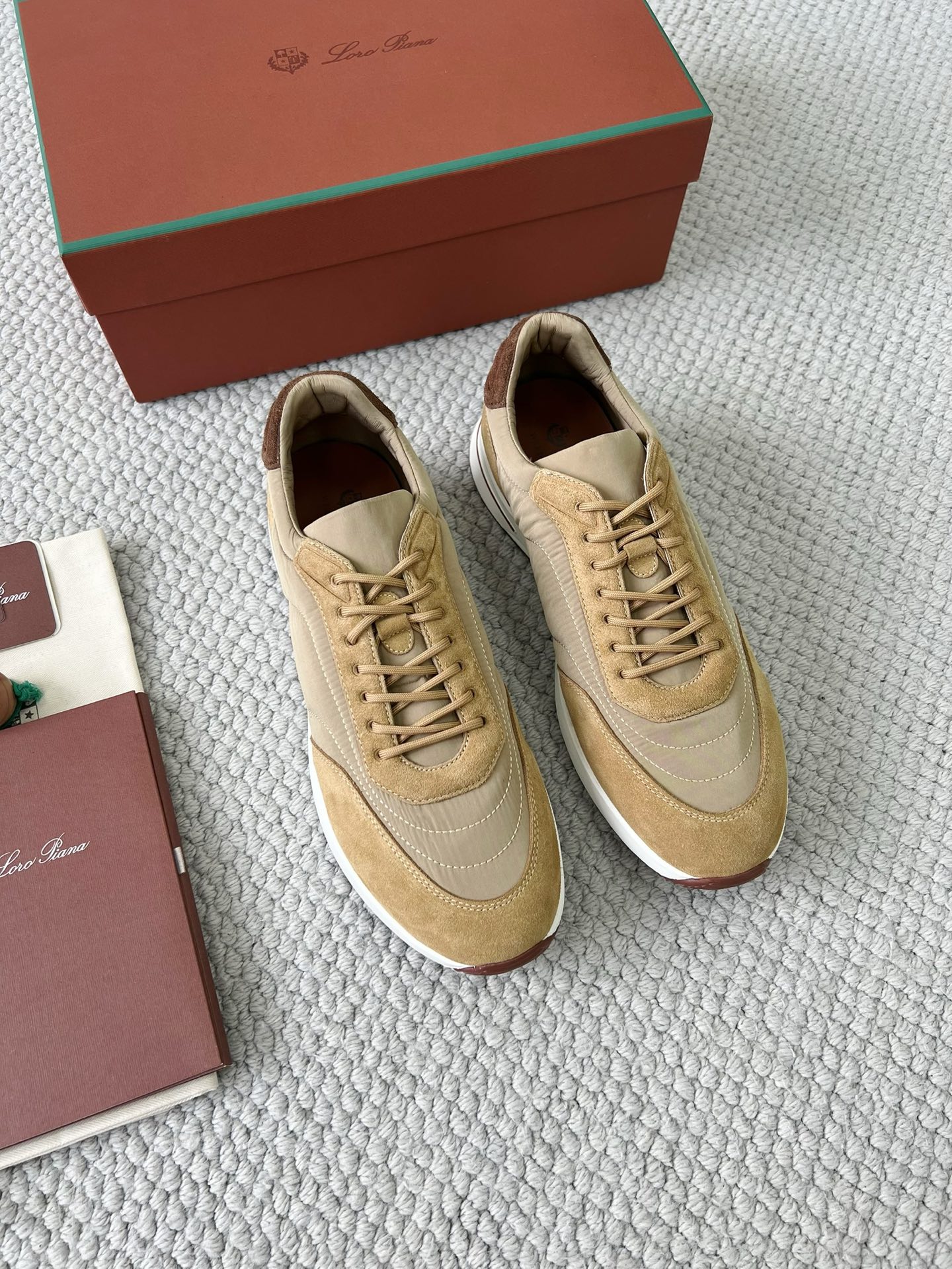 LP Loro Piana Week End Walk  Low-top Comfortable and casual Men's Shoes  Bullshit C5运动鞋 波鞋 LP012-81