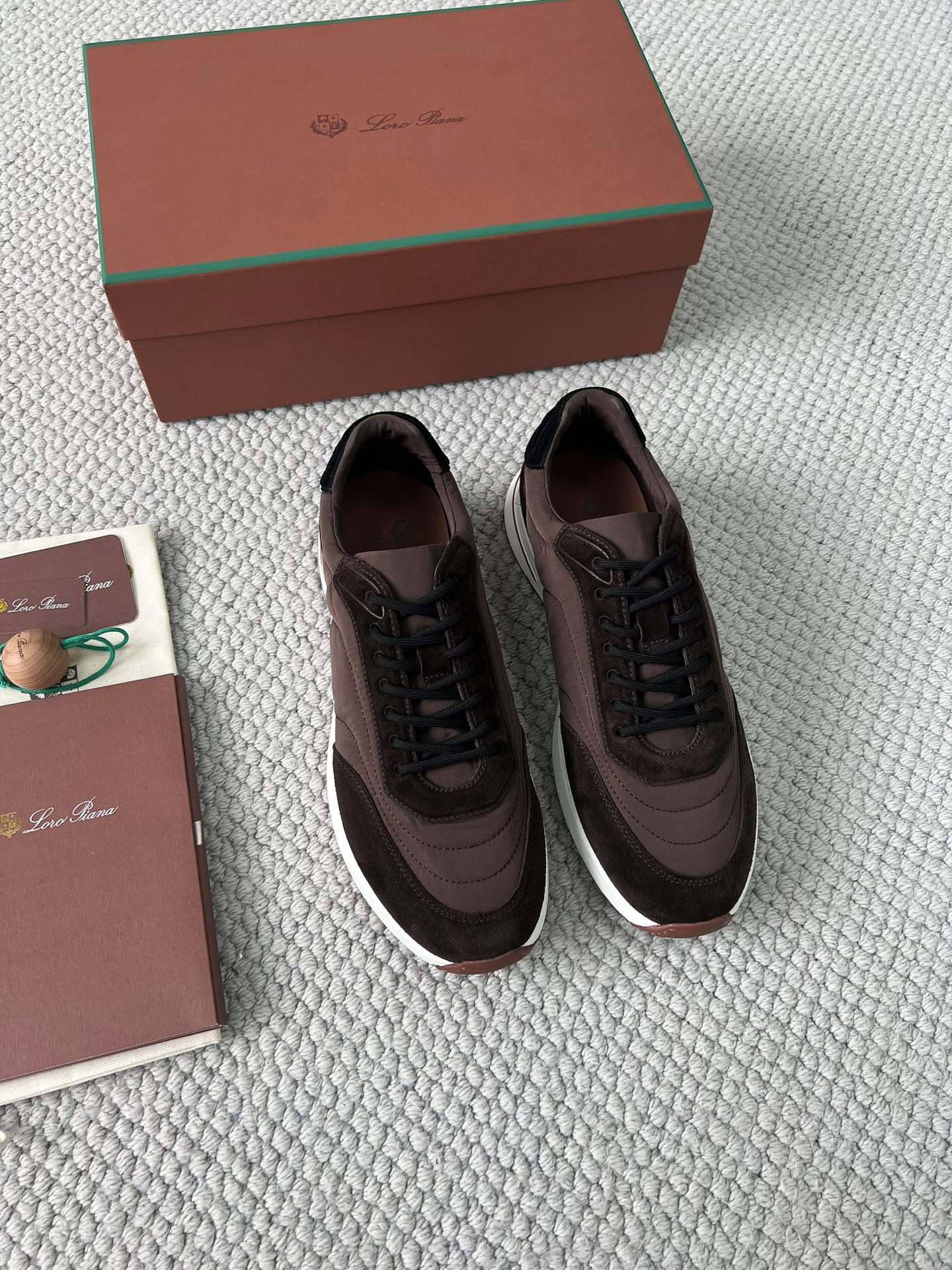 LP Loro Piana Week End Walk  Low-top Comfortable and casual Men's Shoes  Bullshit C5运动鞋 波鞋 LP012-81