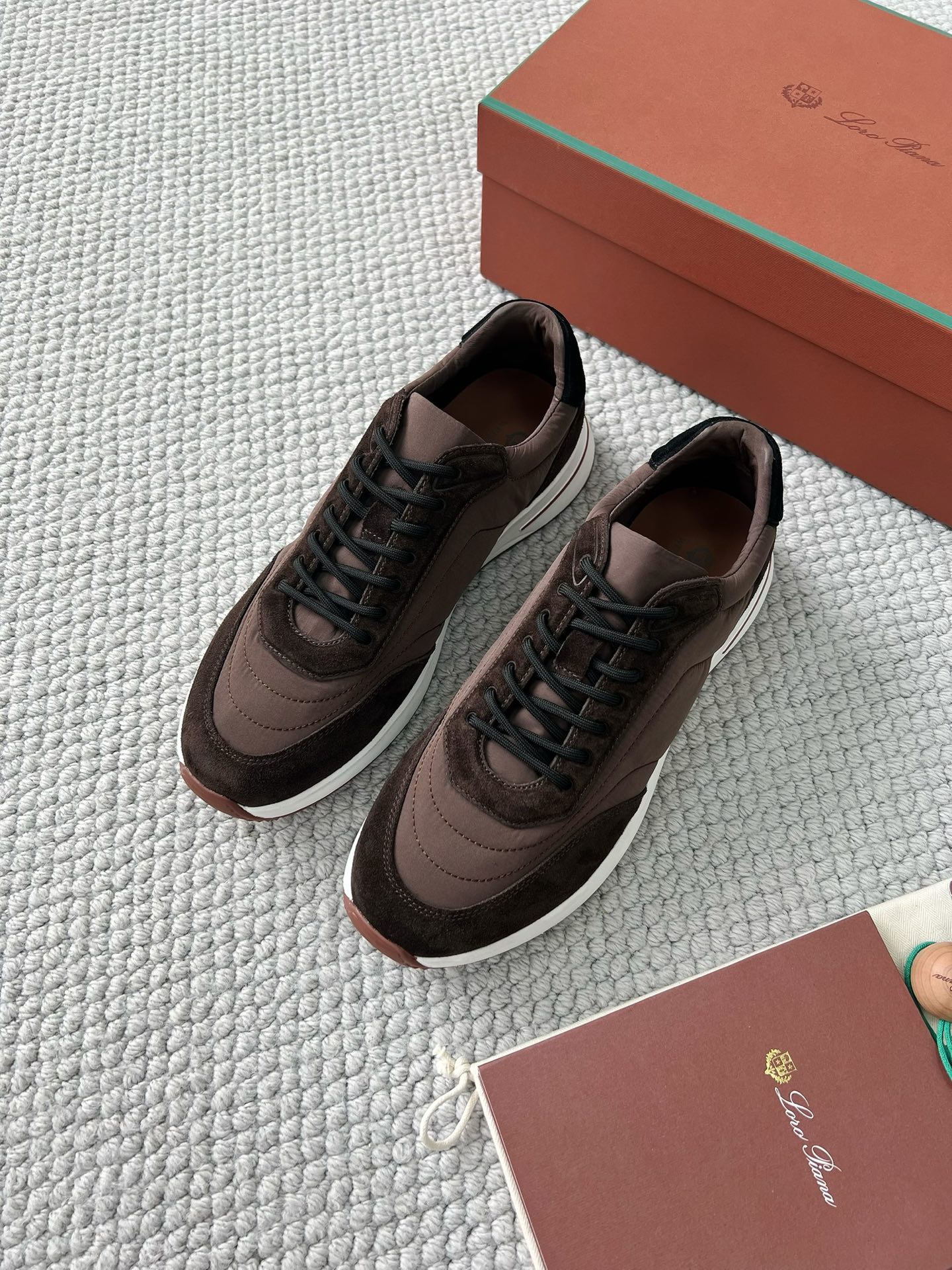 LP Loro Piana Week End Walk  Low-top Comfortable and casual Men's Shoes  Bullshit C5运动鞋 波鞋 LP012-81
