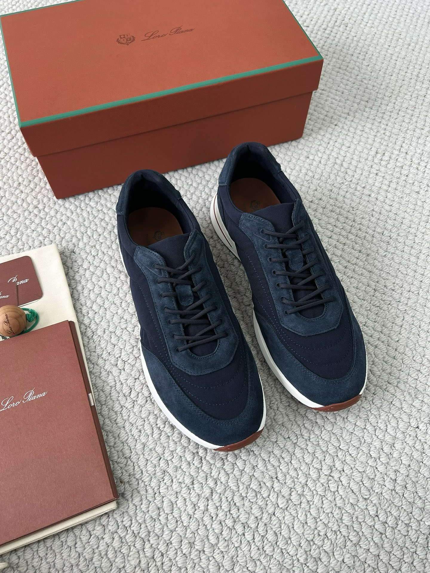 LP Loro Piana Week End Walk  Low-top Comfortable and casual Men's Shoes  Bullshit C5运动鞋 波鞋 LP012-81