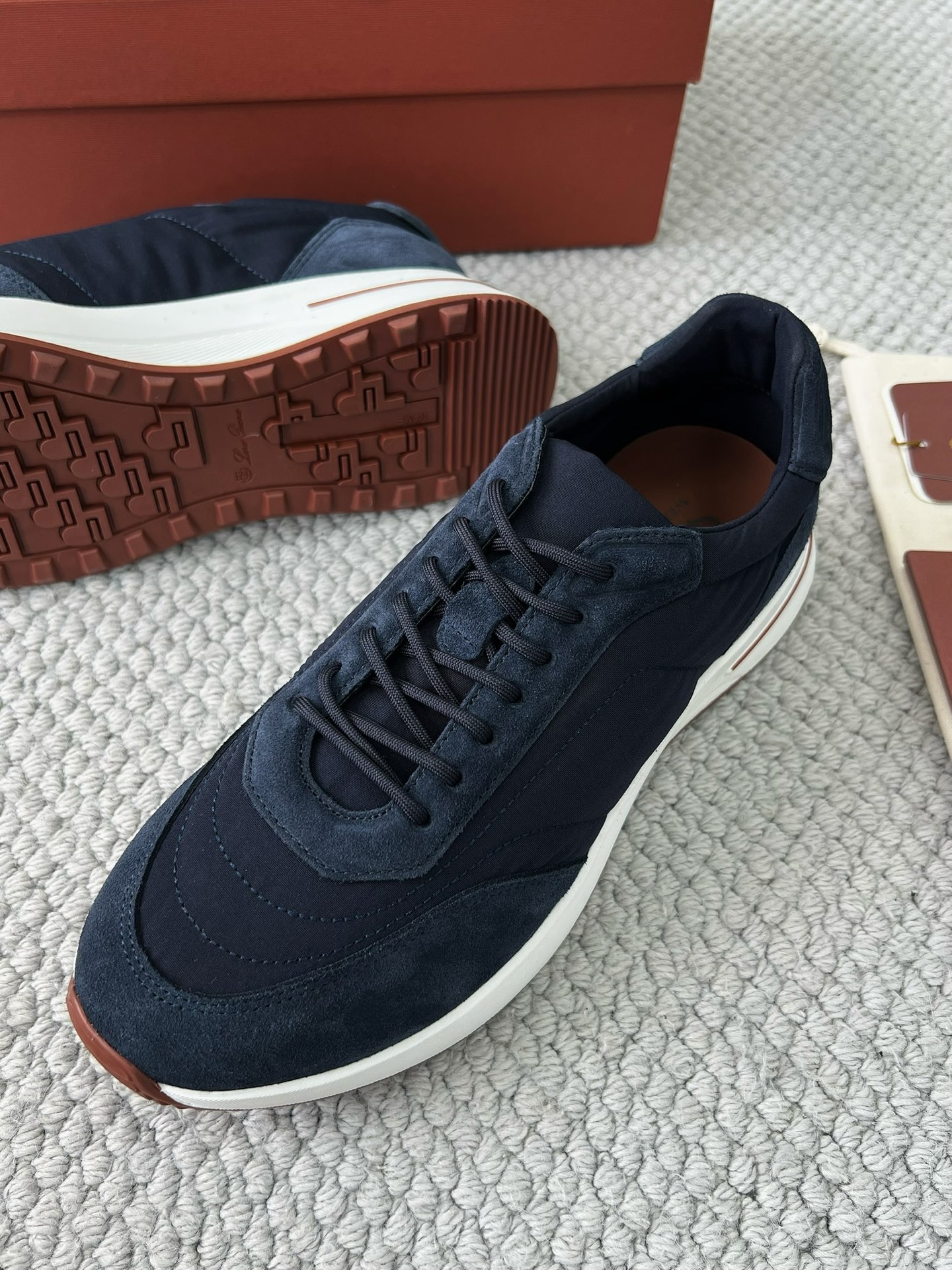 LP Loro Piana Week End Walk  Low-top Comfortable and casual Men's Shoes  Bullshit C5运动鞋 波鞋 LP012-81