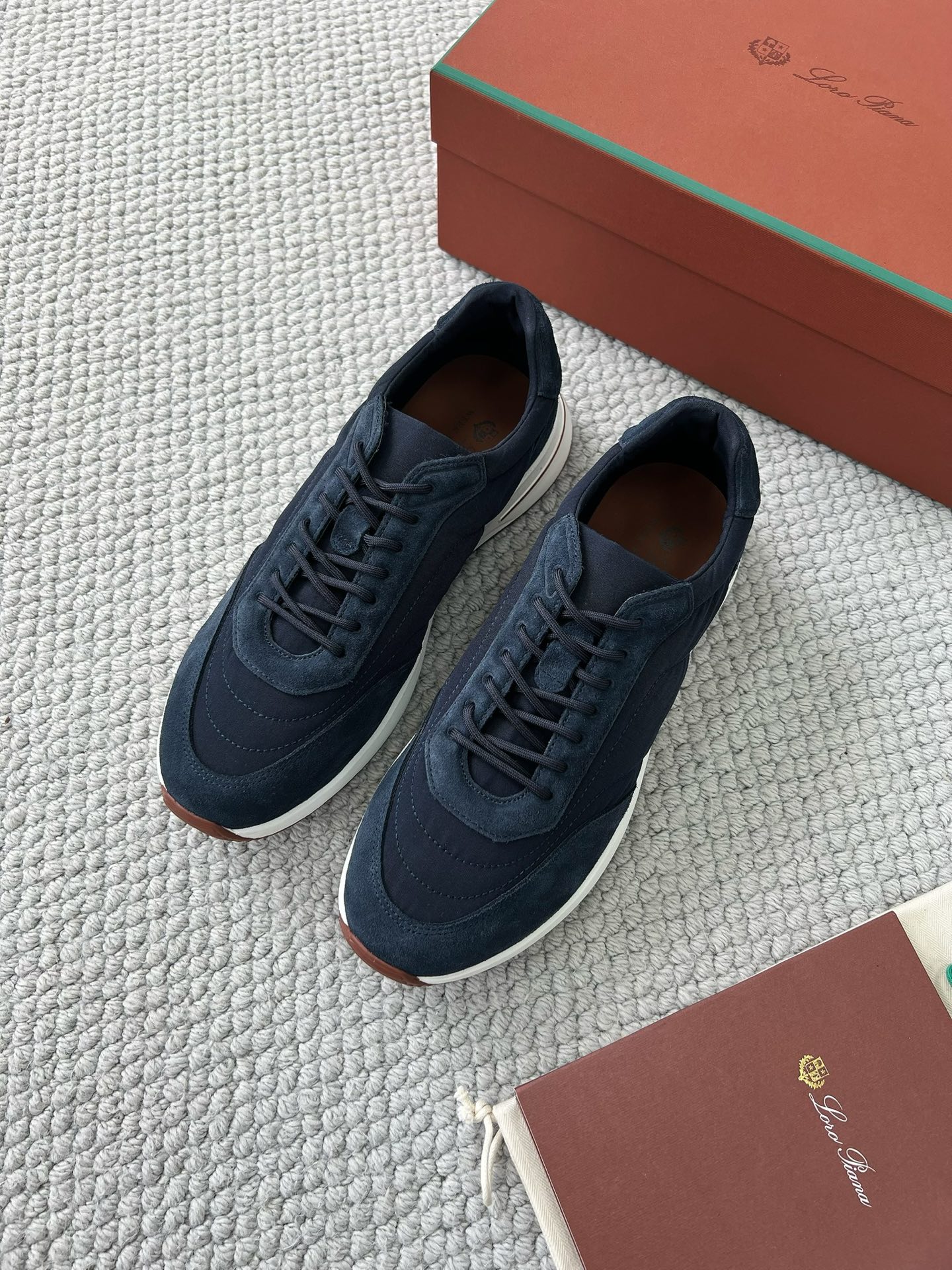 LP Loro Piana Week End Walk  Low-top Comfortable and casual Men's Shoes  Bullshit C5运动鞋 波鞋 LP012-81